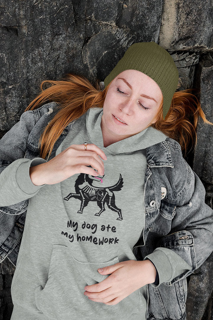 My Dog Ate My Homework Women's Hooded Sweatshirt