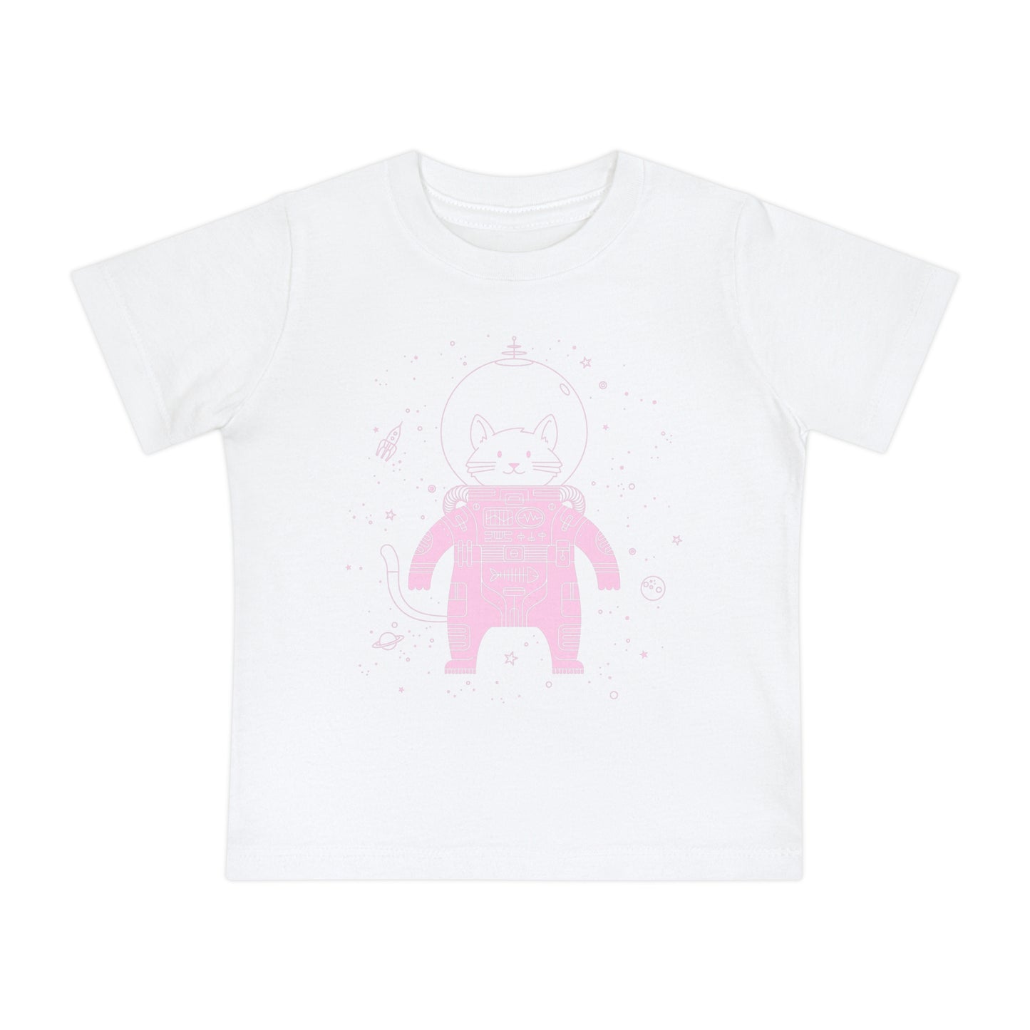Cat in Space Baby Graphic Tee