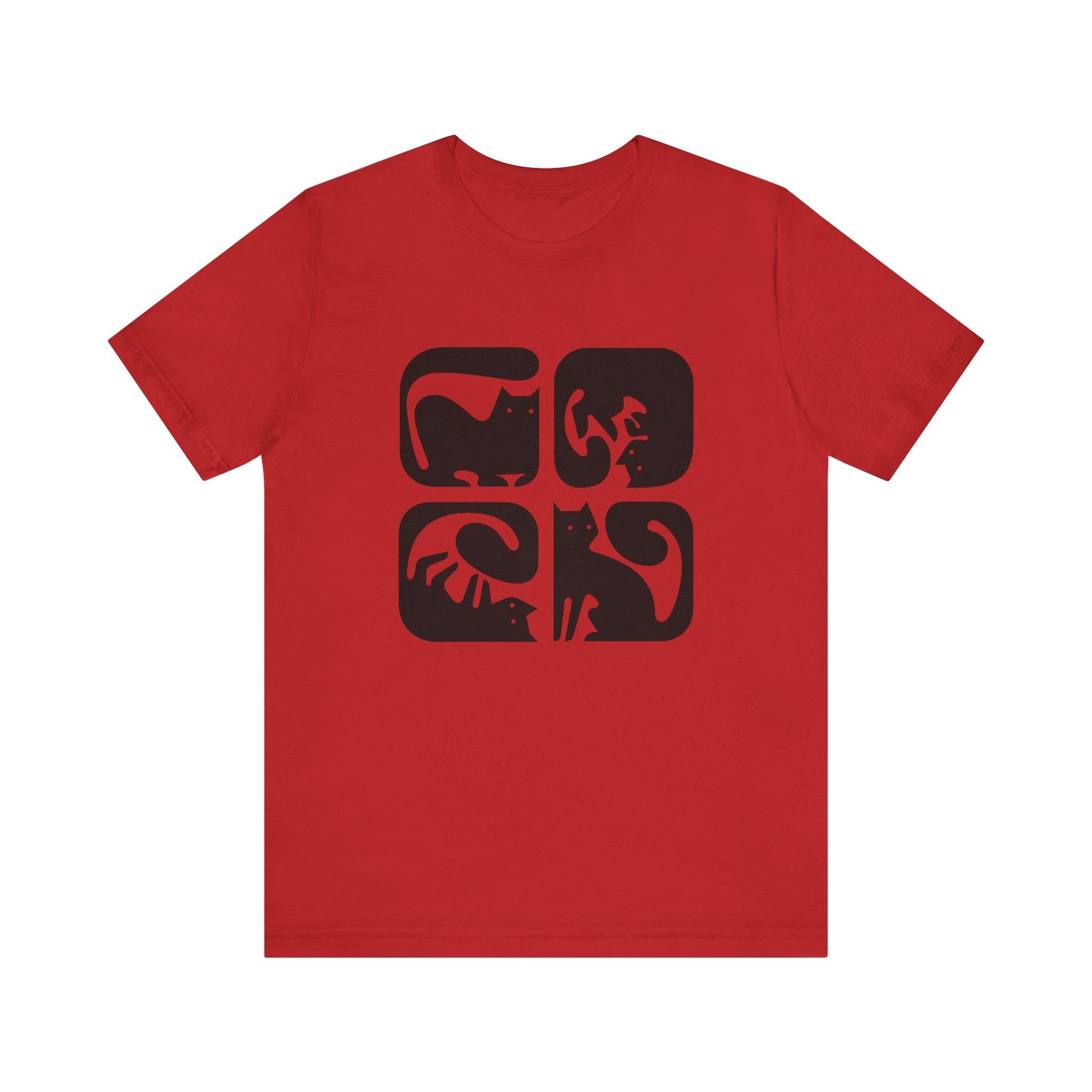 Purr-fectly Stylish – Colorful Cats Tee!