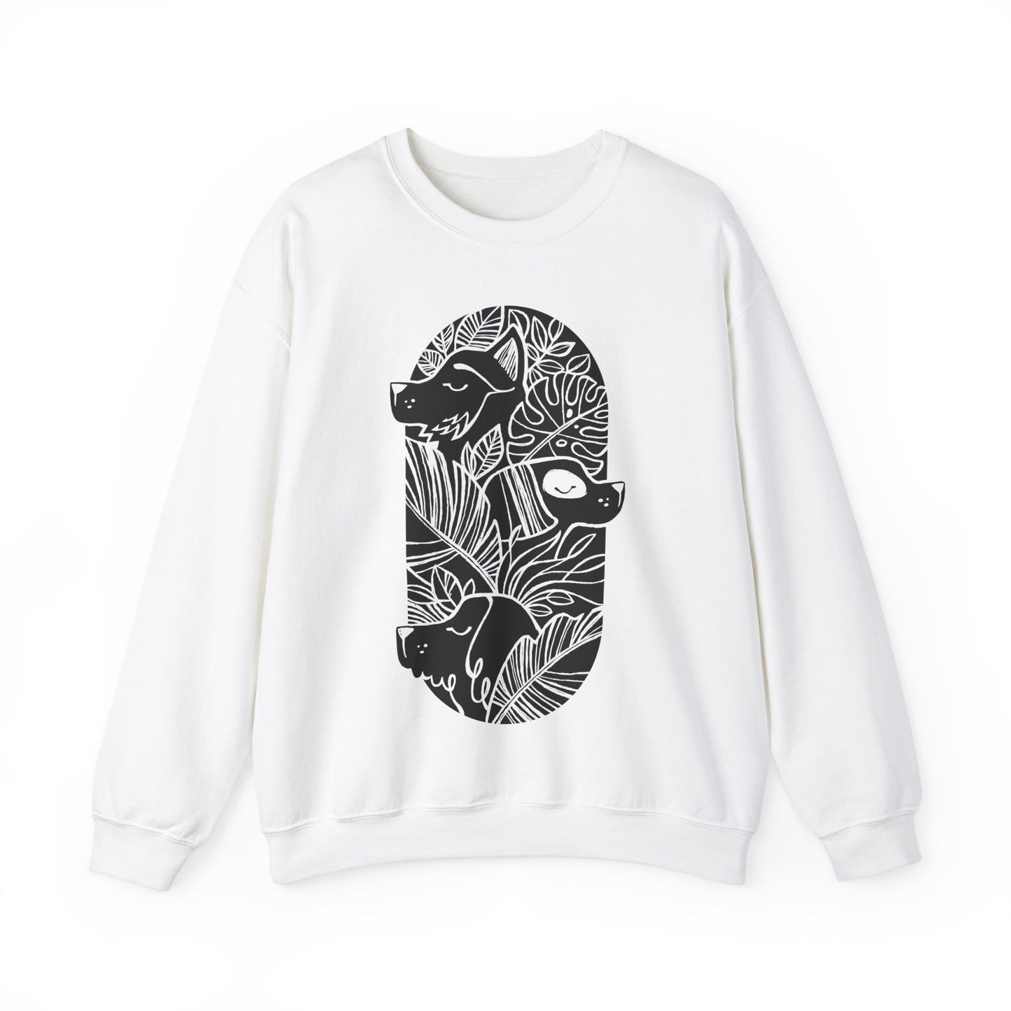 Jungle Dogs Men's Heavy Blend Crewneck Sweatshirt