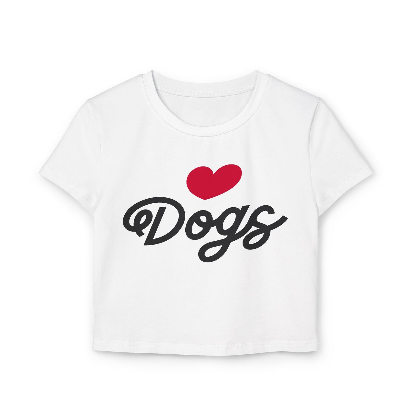 Love Dogs Script Women's Baby Tee