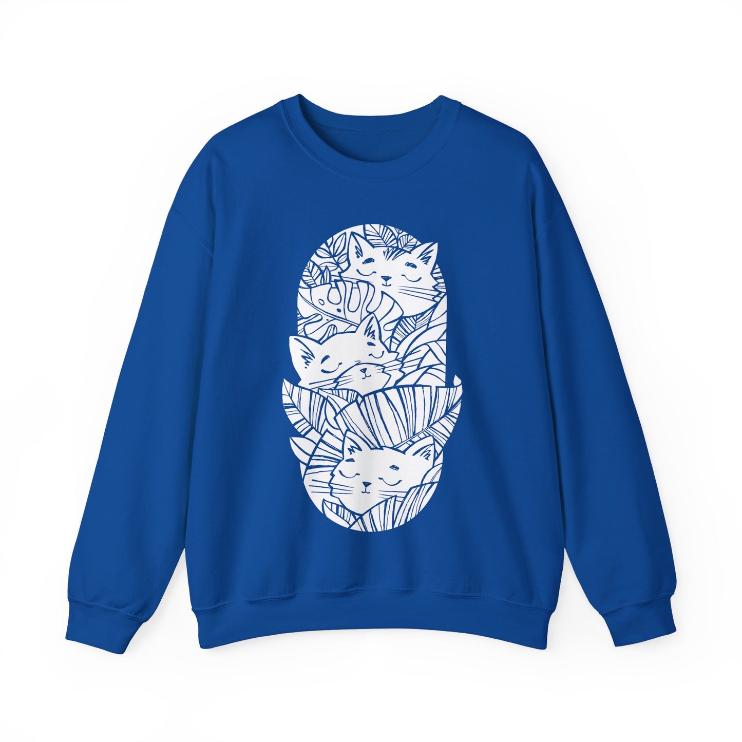Jungle Cats Men's Heavy Blend Crewneck Sweatshirt