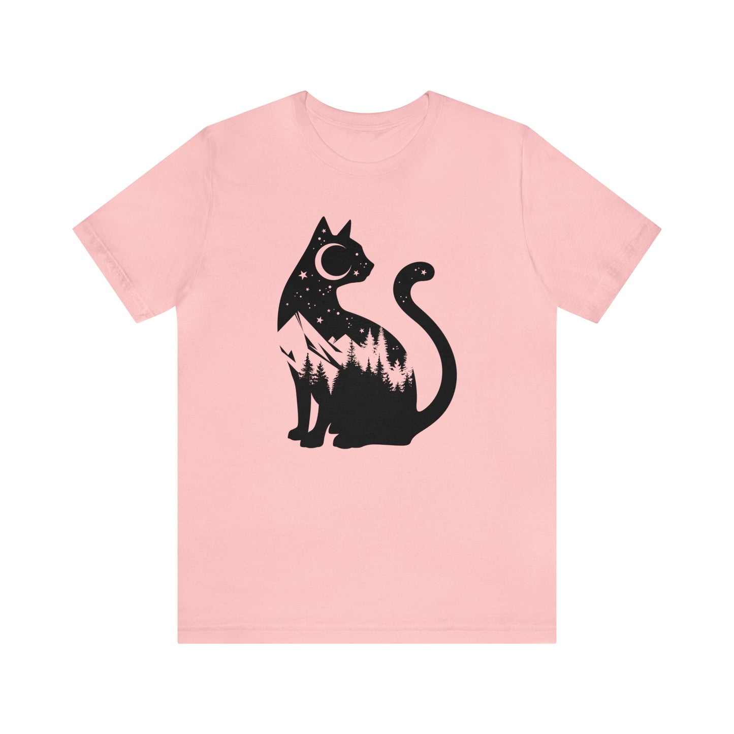 Purrfectly Stylish – Sitting Cat Graphic Tee!