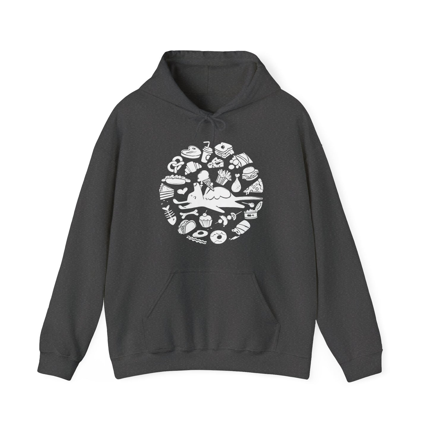 All Food is Dog Food Men's Hooded Sweatshirt