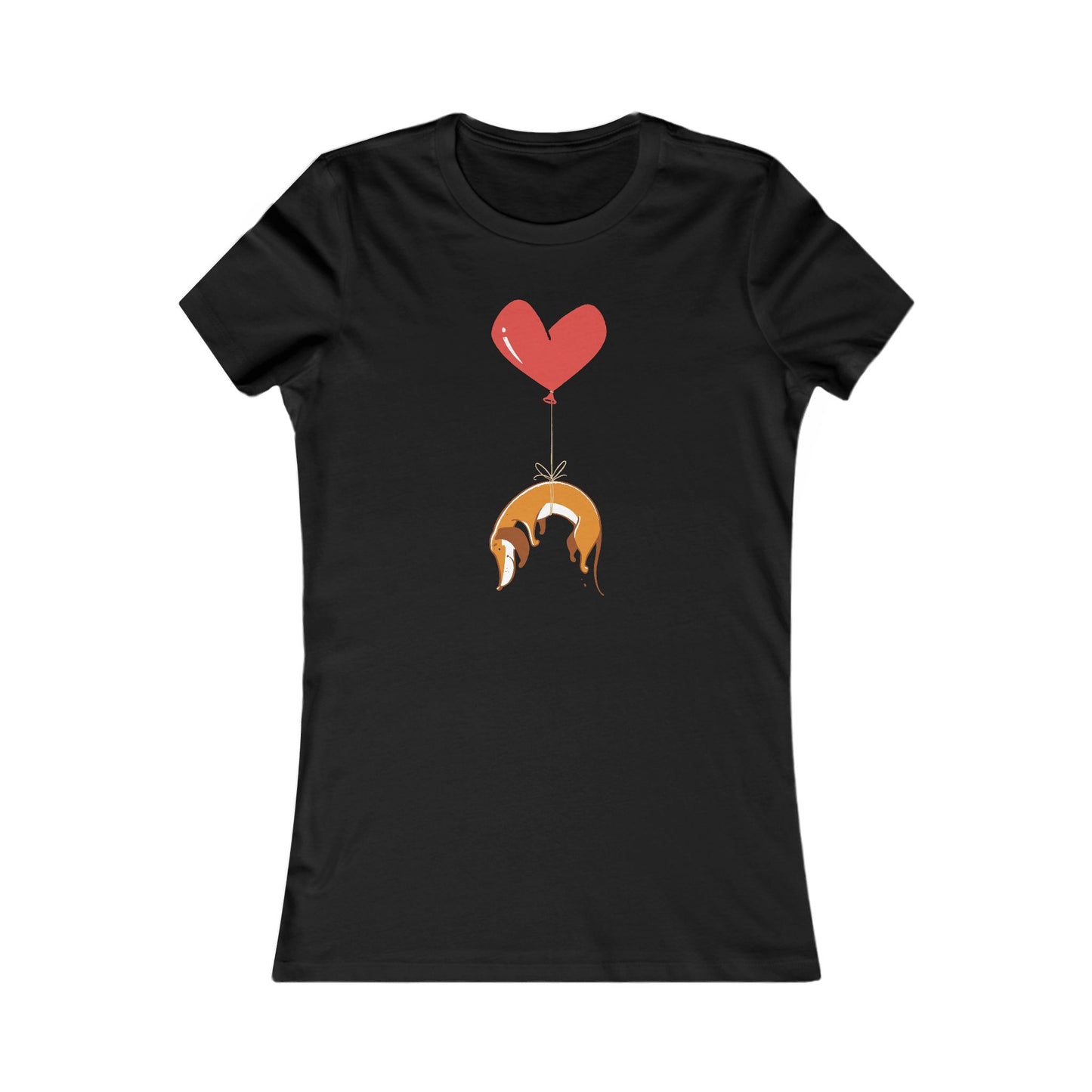 Heart Strings Women's Fitted Tee