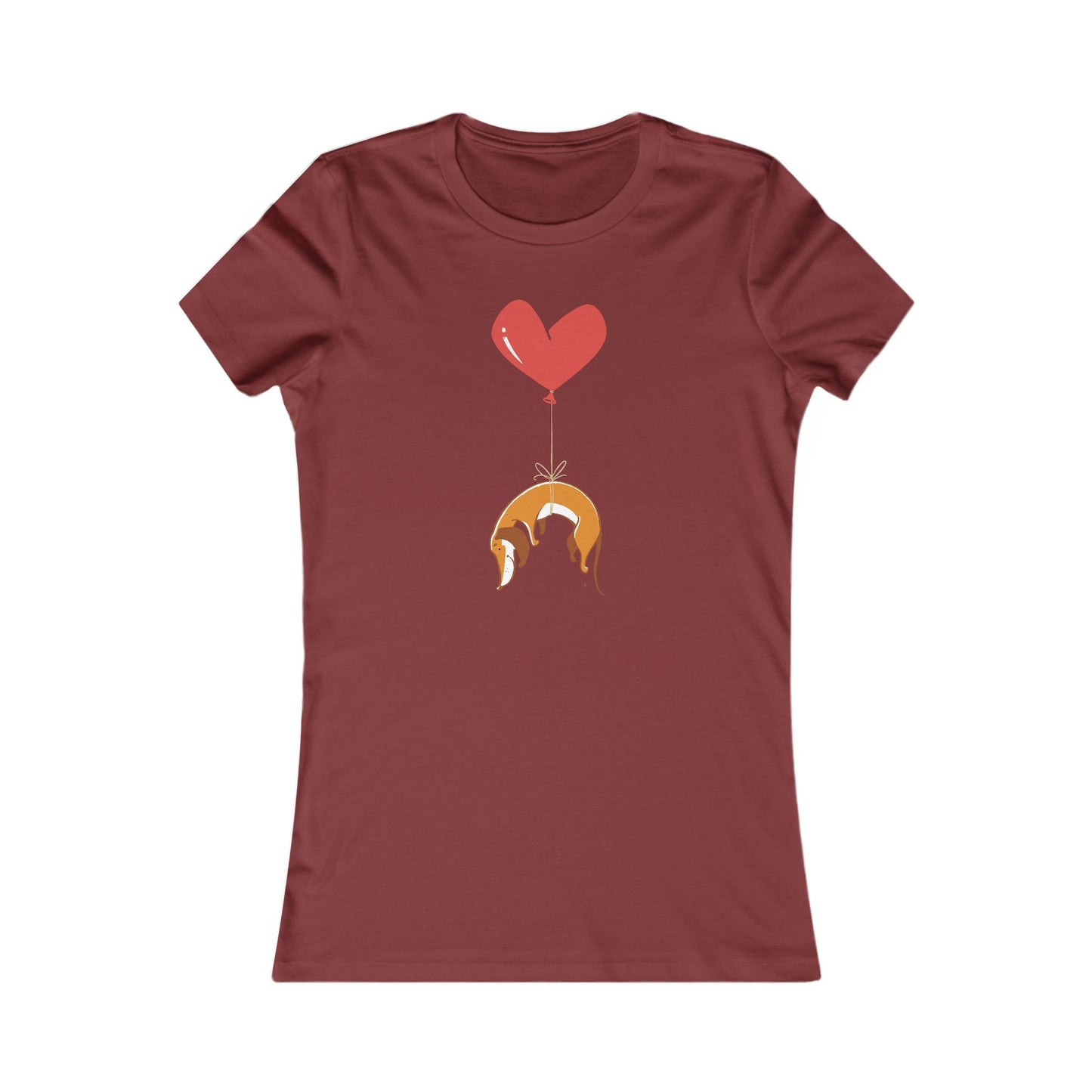 Heart Strings Women's Fitted Tee