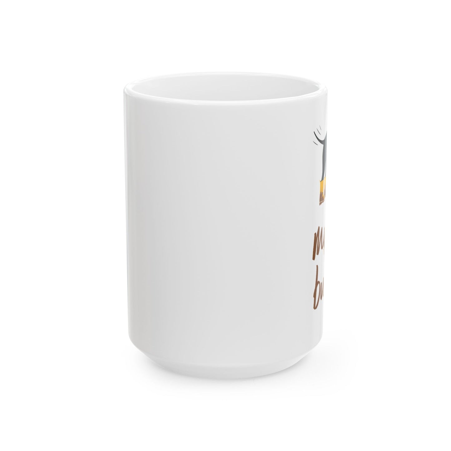 Muddy Buddy Yellow Boots Ceramic Mug 15oz