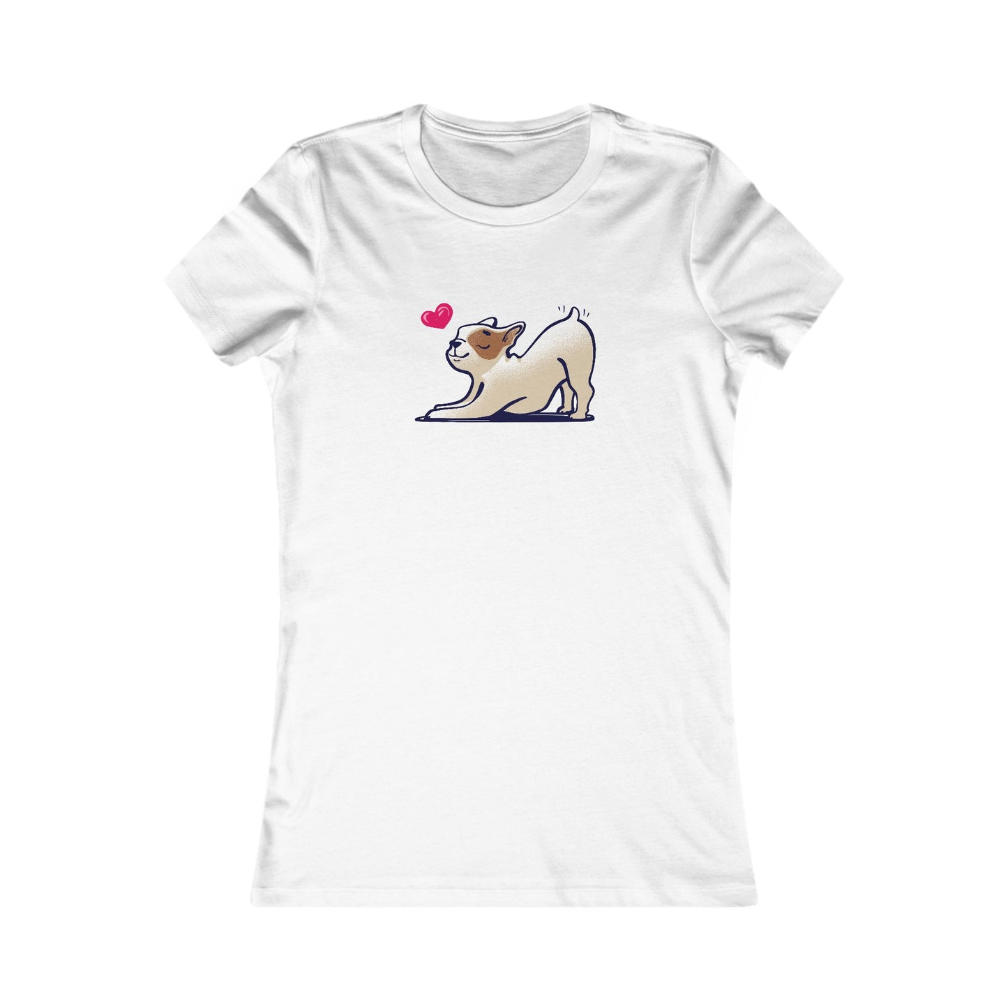 Yoga Dog Women's Fitted Tee
