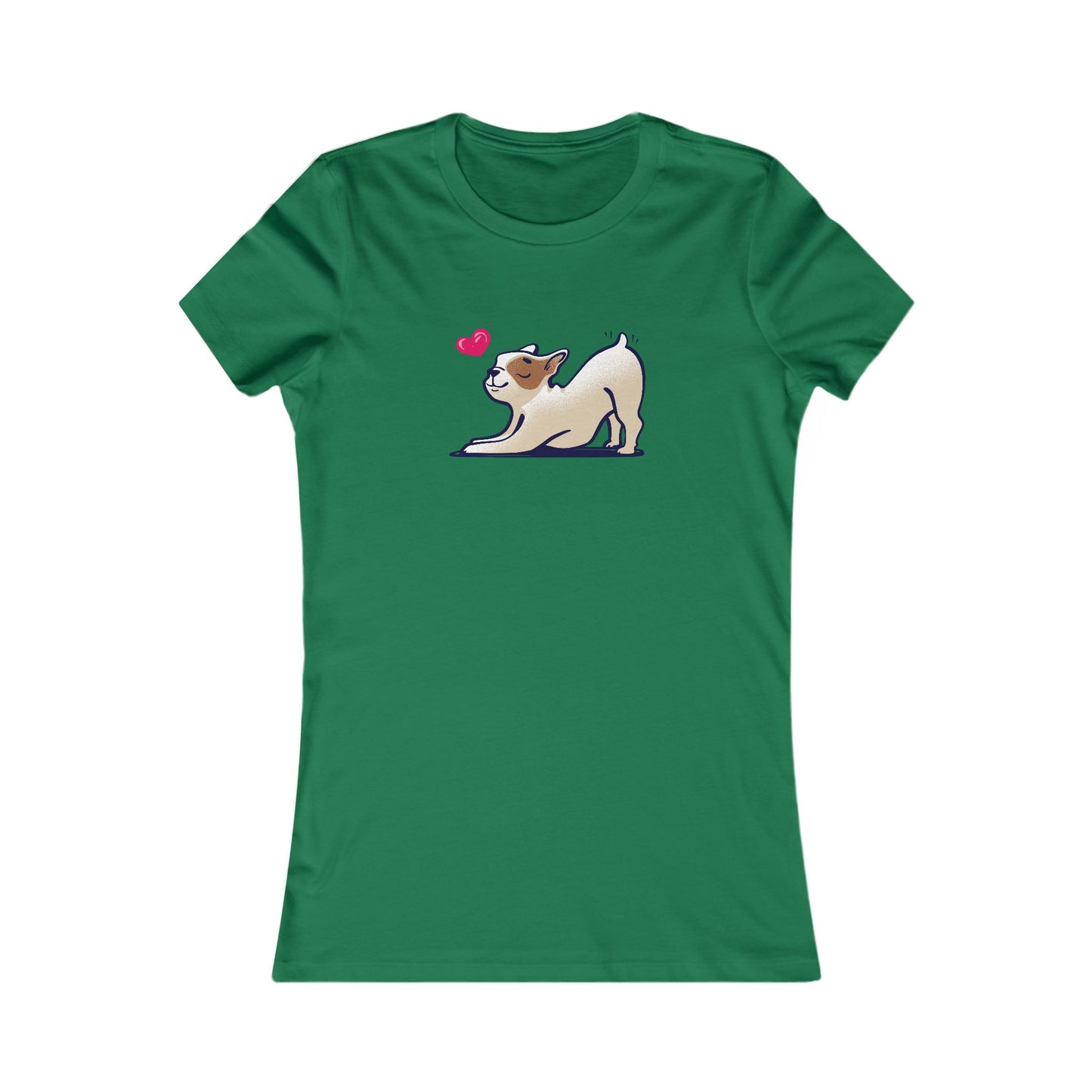 Yoga Dog Women's Fitted Tee