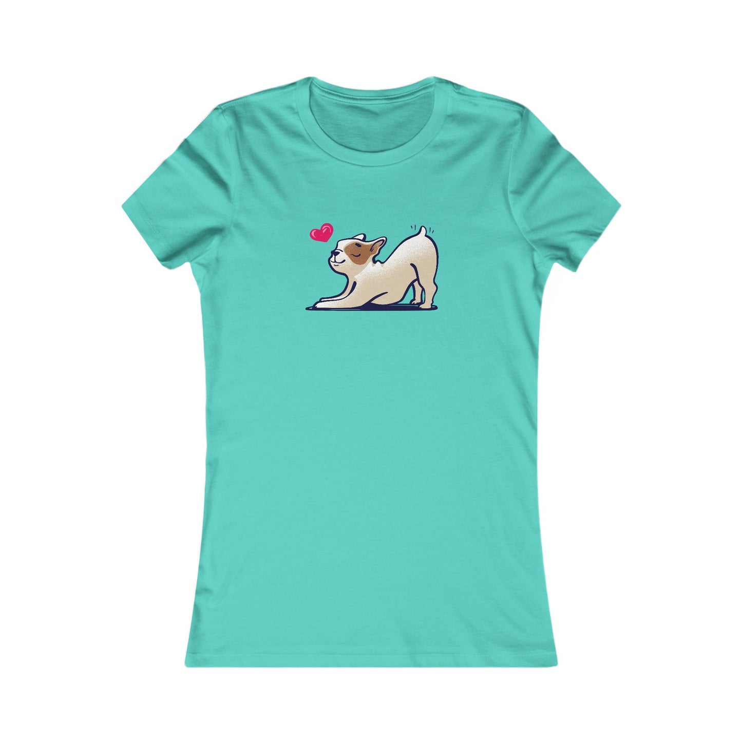 Yoga Dog Women's Fitted Tee
