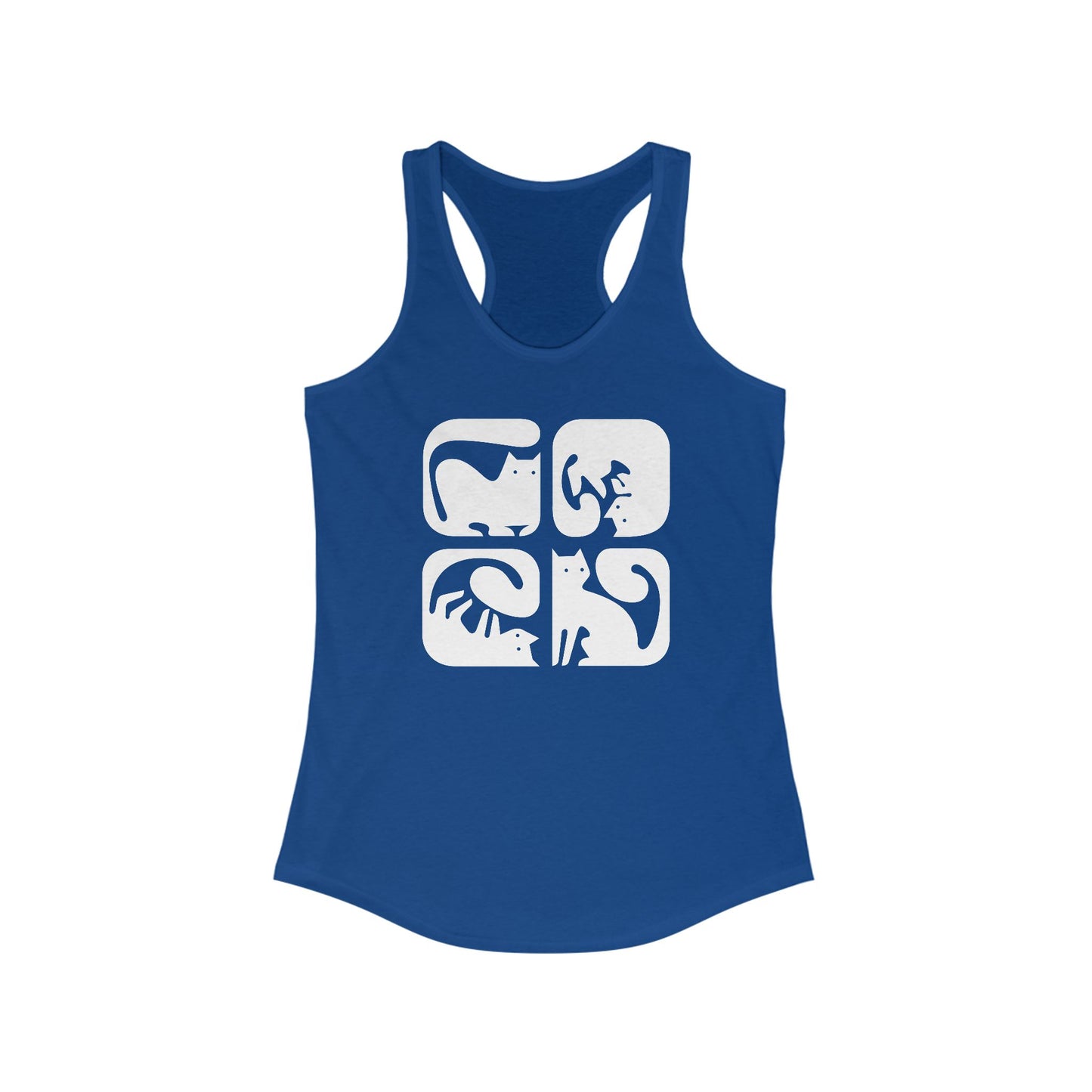 Cats Graphic Women's Racerback Tank Top