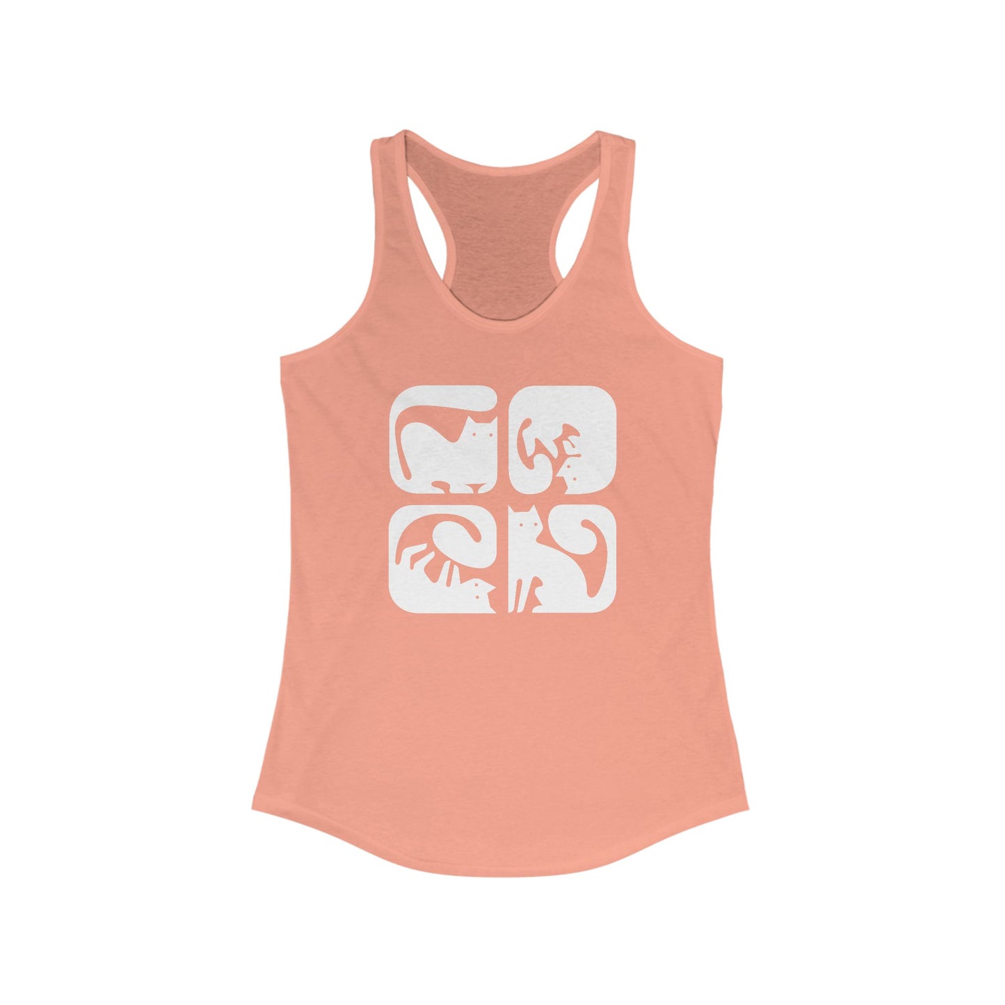 Cats Graphic Women's Racerback Tank Top