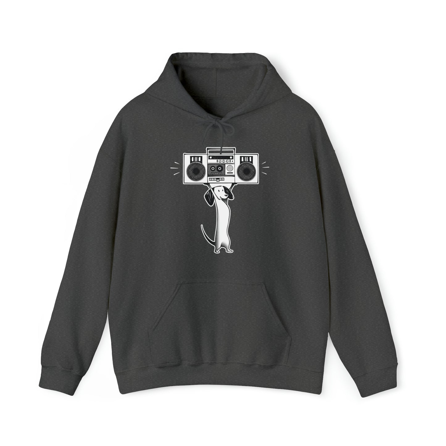 Boombox Dog Women's Hooded Sweatshirt