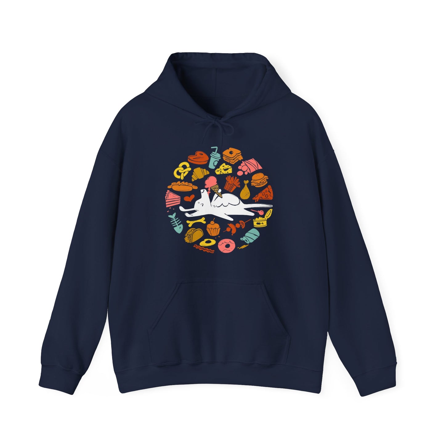 All Food is Dog Food Men's Hooded Sweatshirt