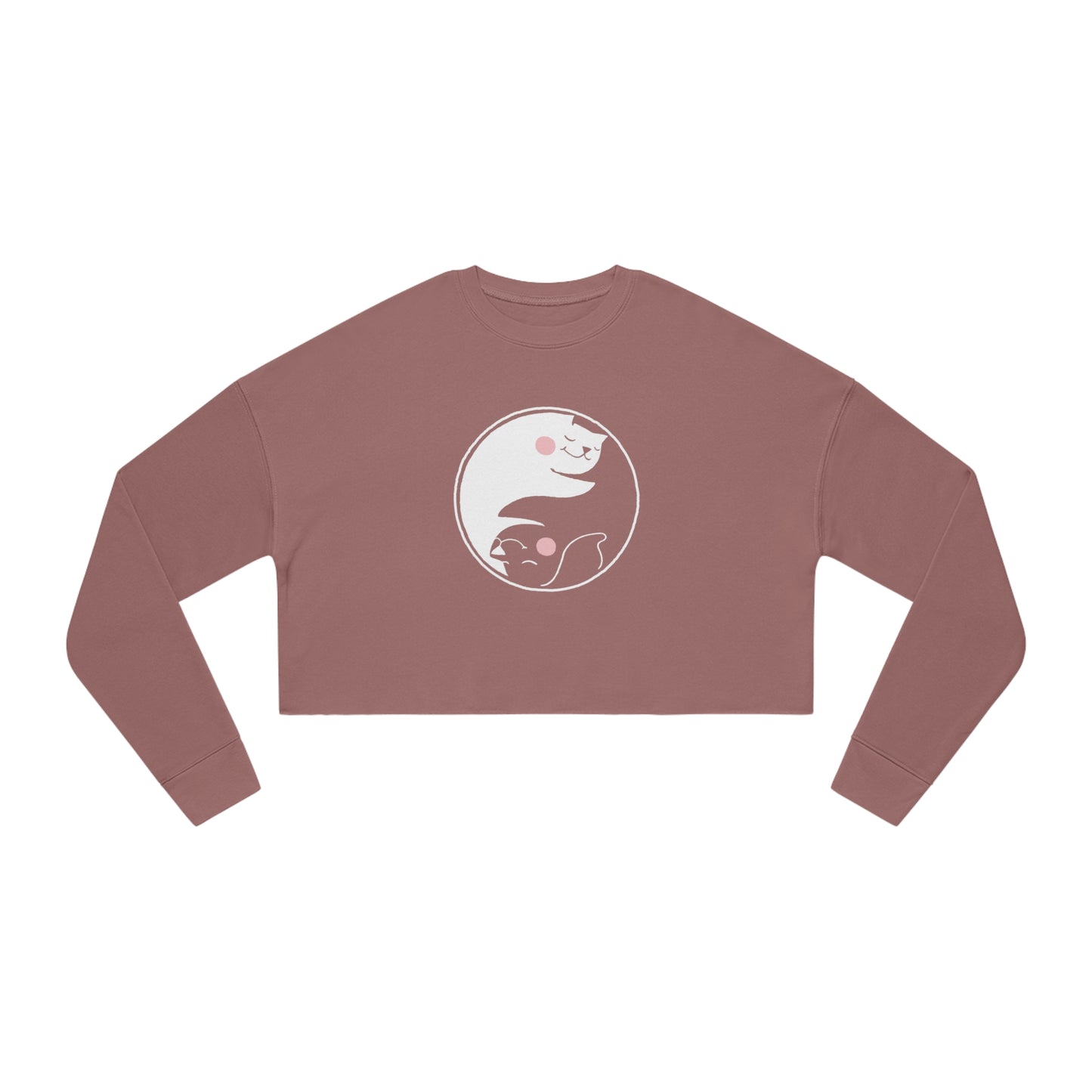 Yin Yang Women's Cropped Sweatshirt