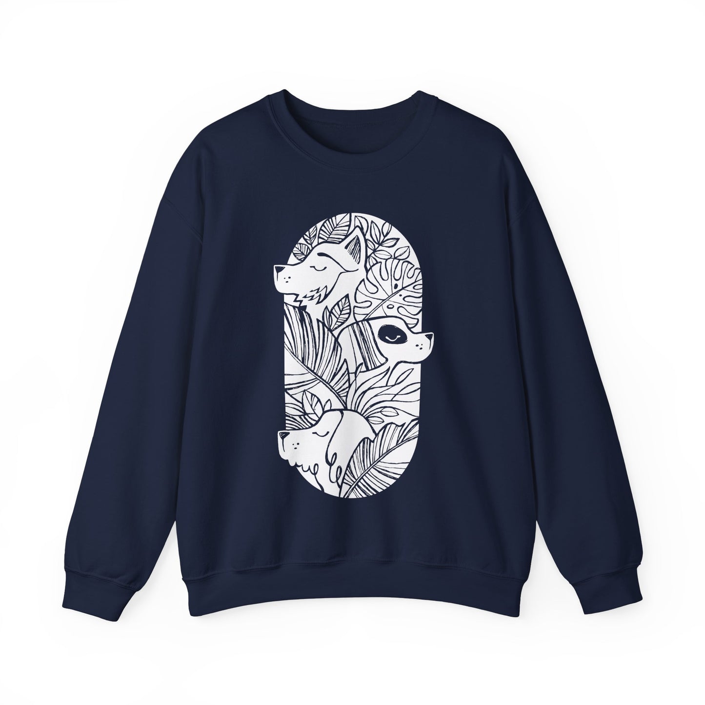 Jungle Dogs Women's Heavy Blend Crewneck Sweatshirt