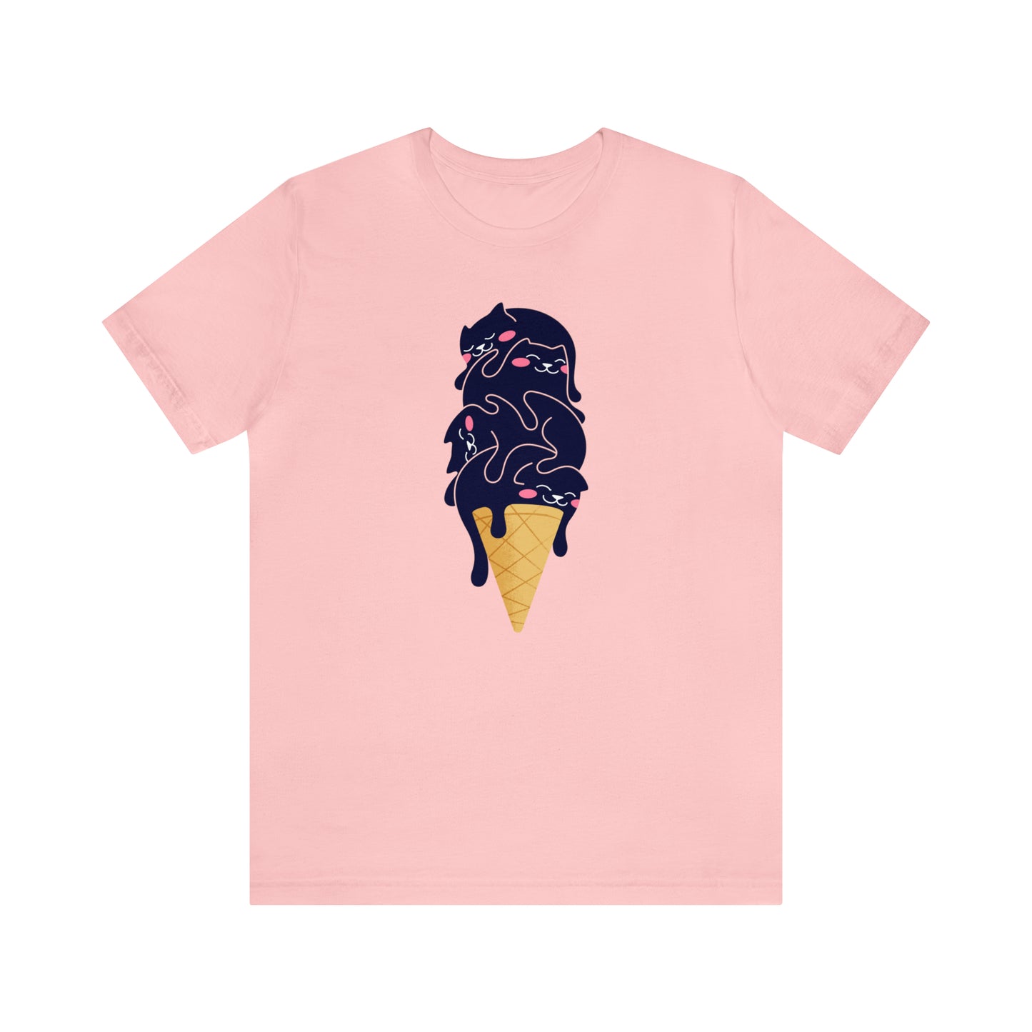 Ice Cream Cone Cat Tee – Sweet and Fun for Cat Lovers!