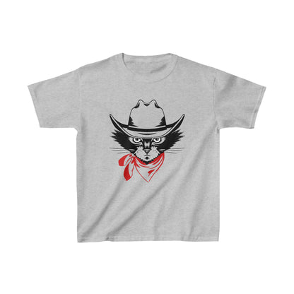 Cowboy Cat Kid’s Heavy Cotton Graphic Tee