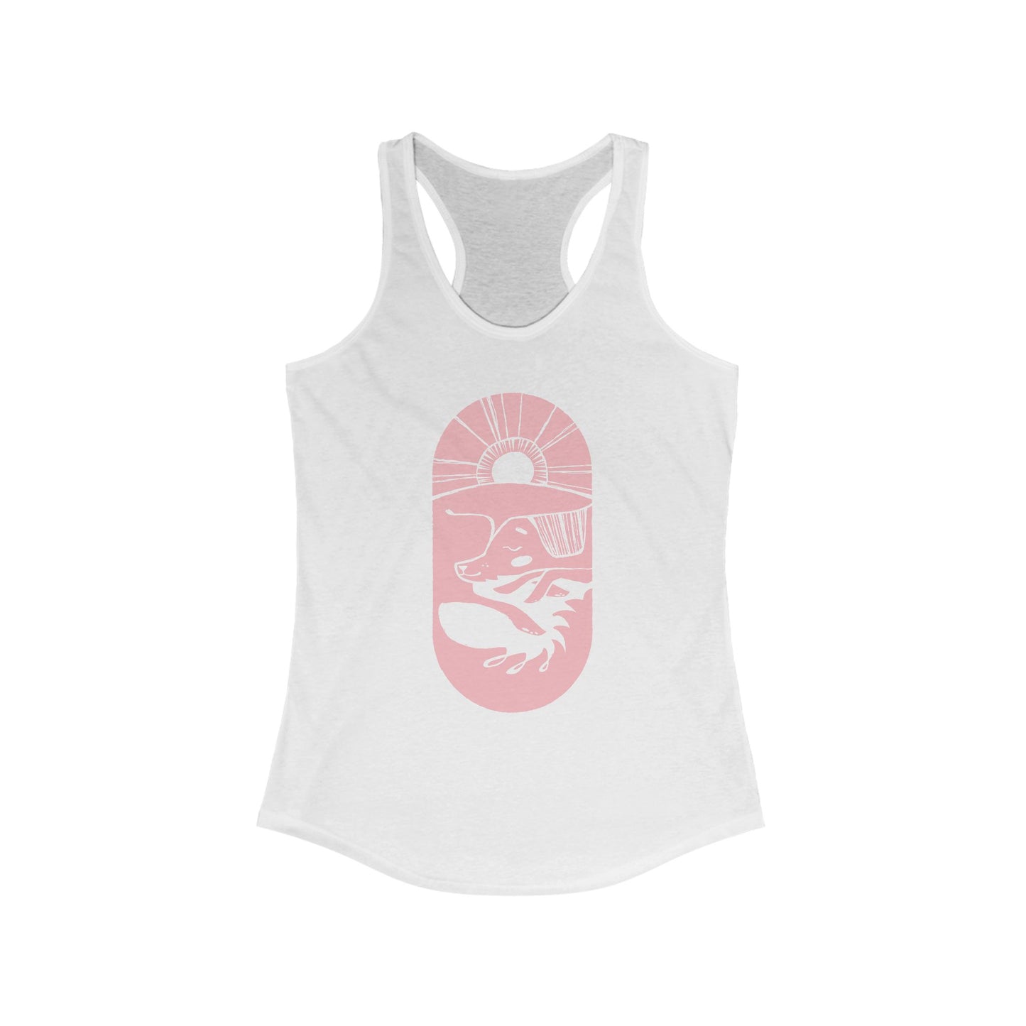Sleepy Dog Women's Racerback Tank Top