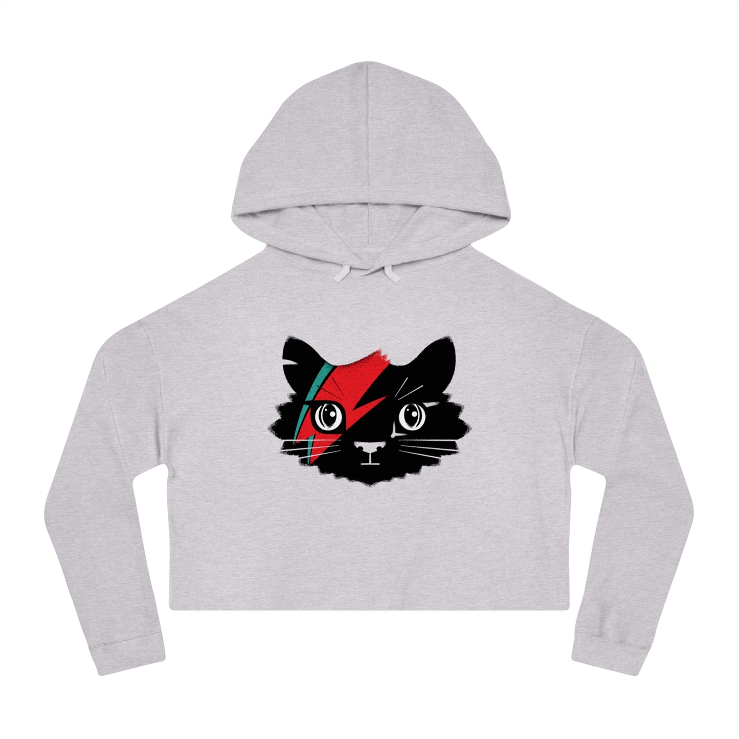 Ziggy's Cat Women’s Cropped Hooded Sweatshirt