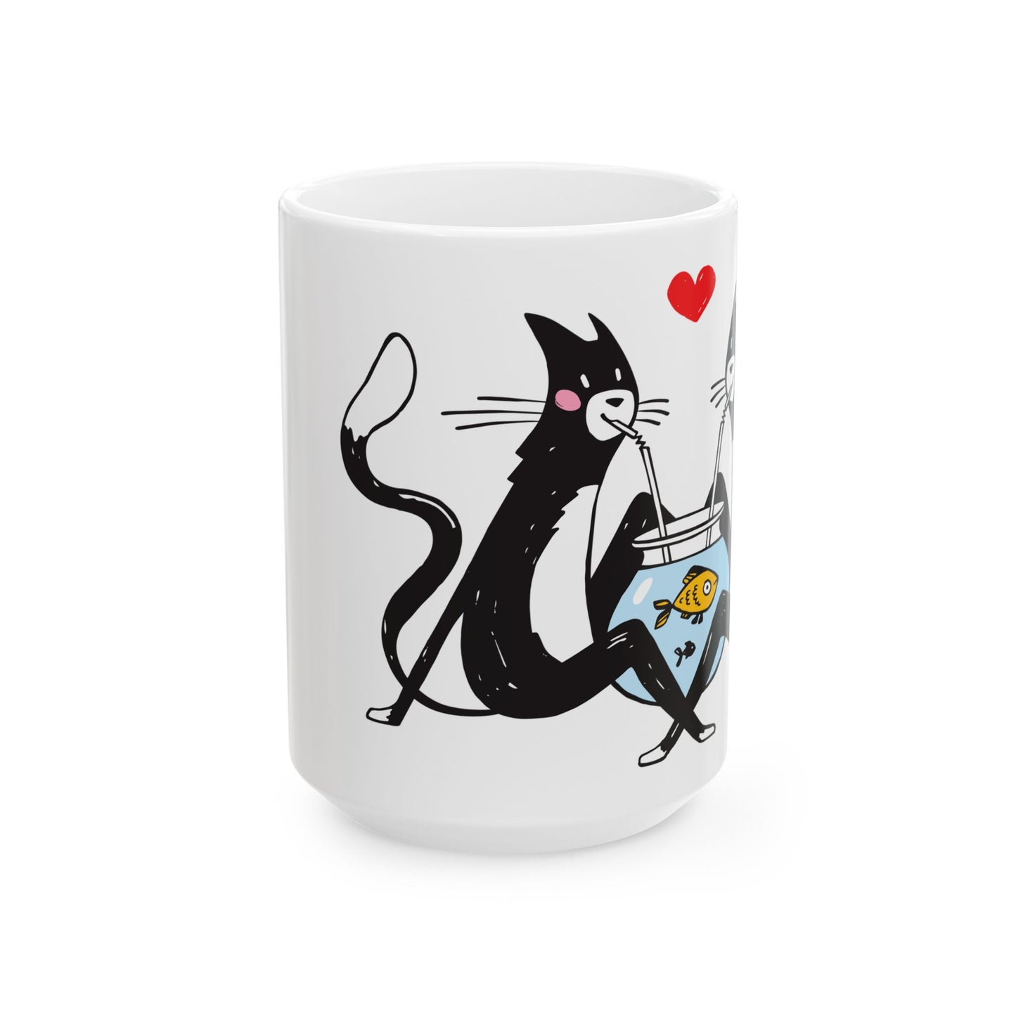 Kitty Cocktail Ceramic Mug 15oz