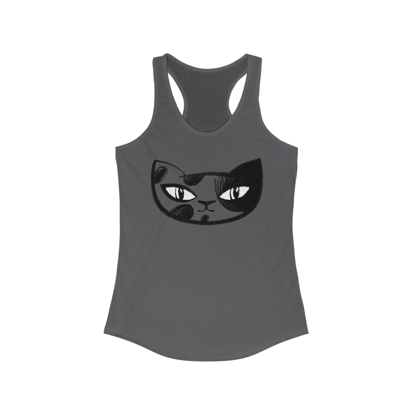 Cat BF#1 Women's Racerback Tank Top