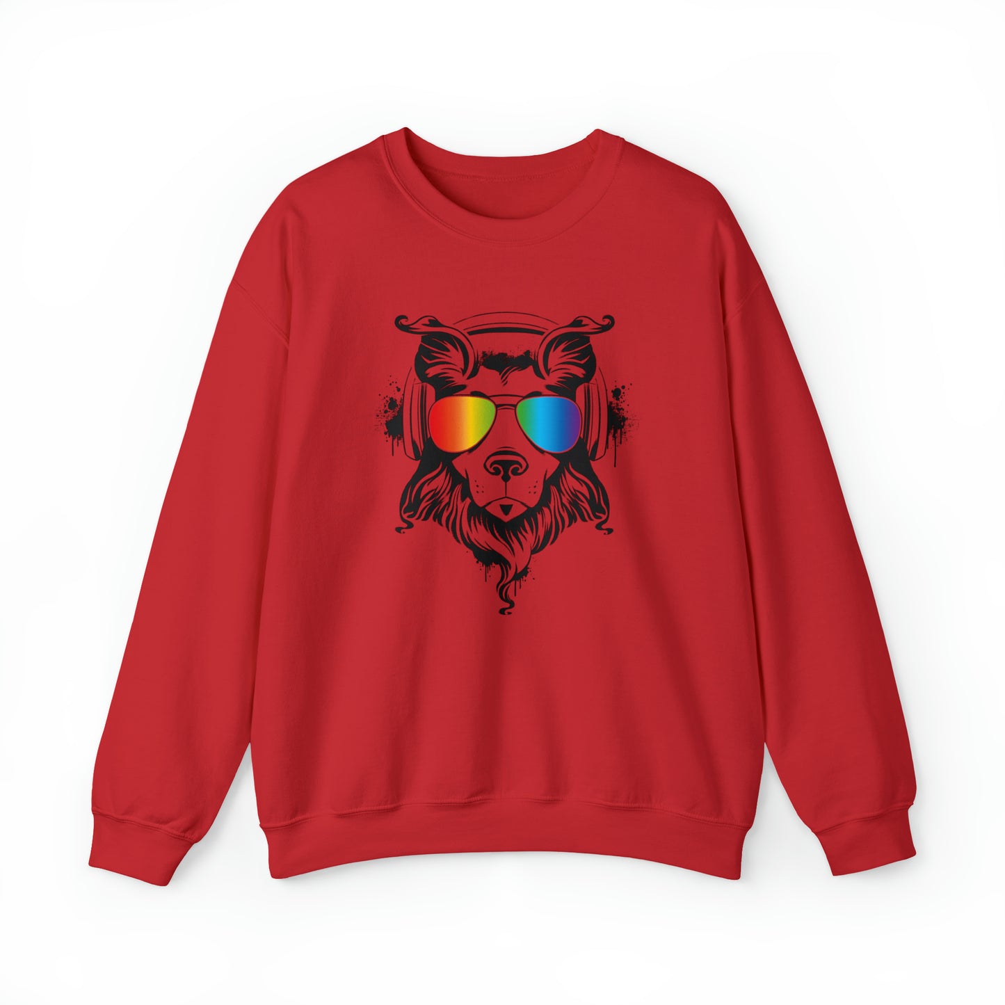 Music Dog Women's Heavy Blend Crewneck Sweatshirt
