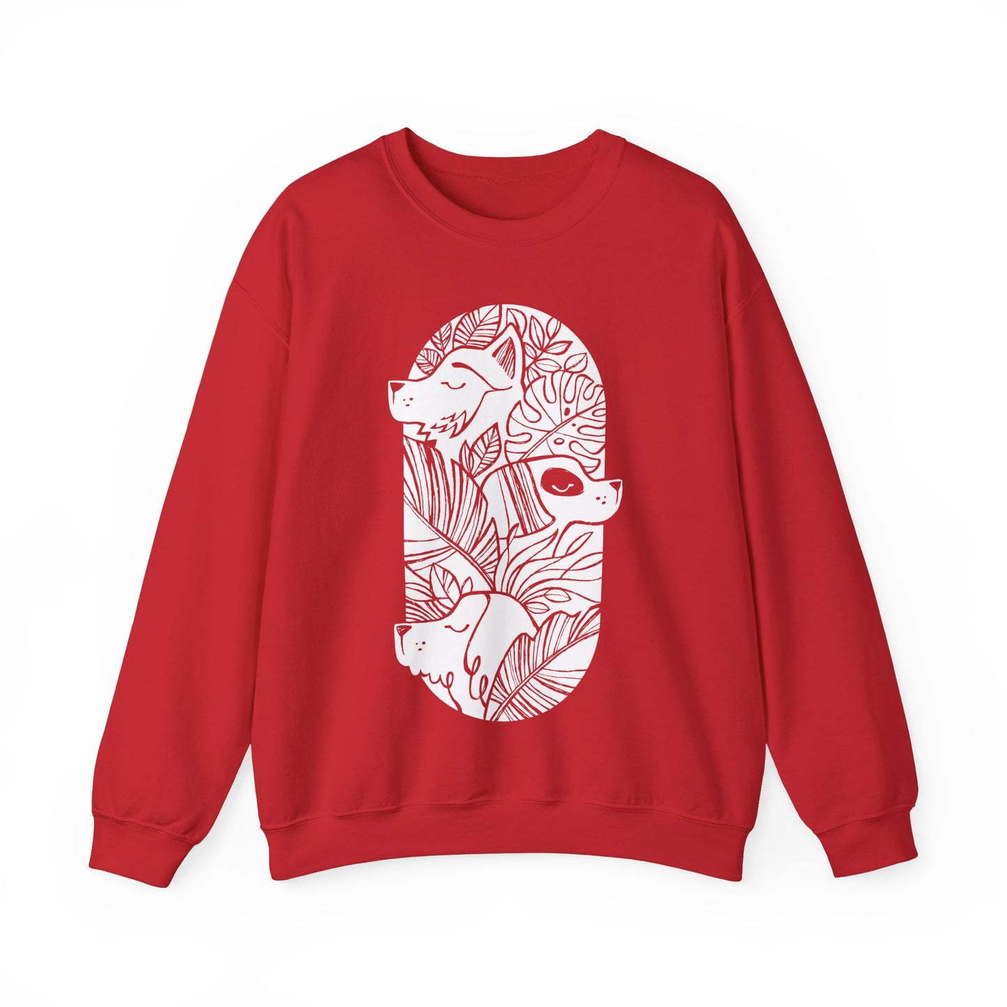 Jungle Dogs Men's Heavy Blend Crewneck Sweatshirt