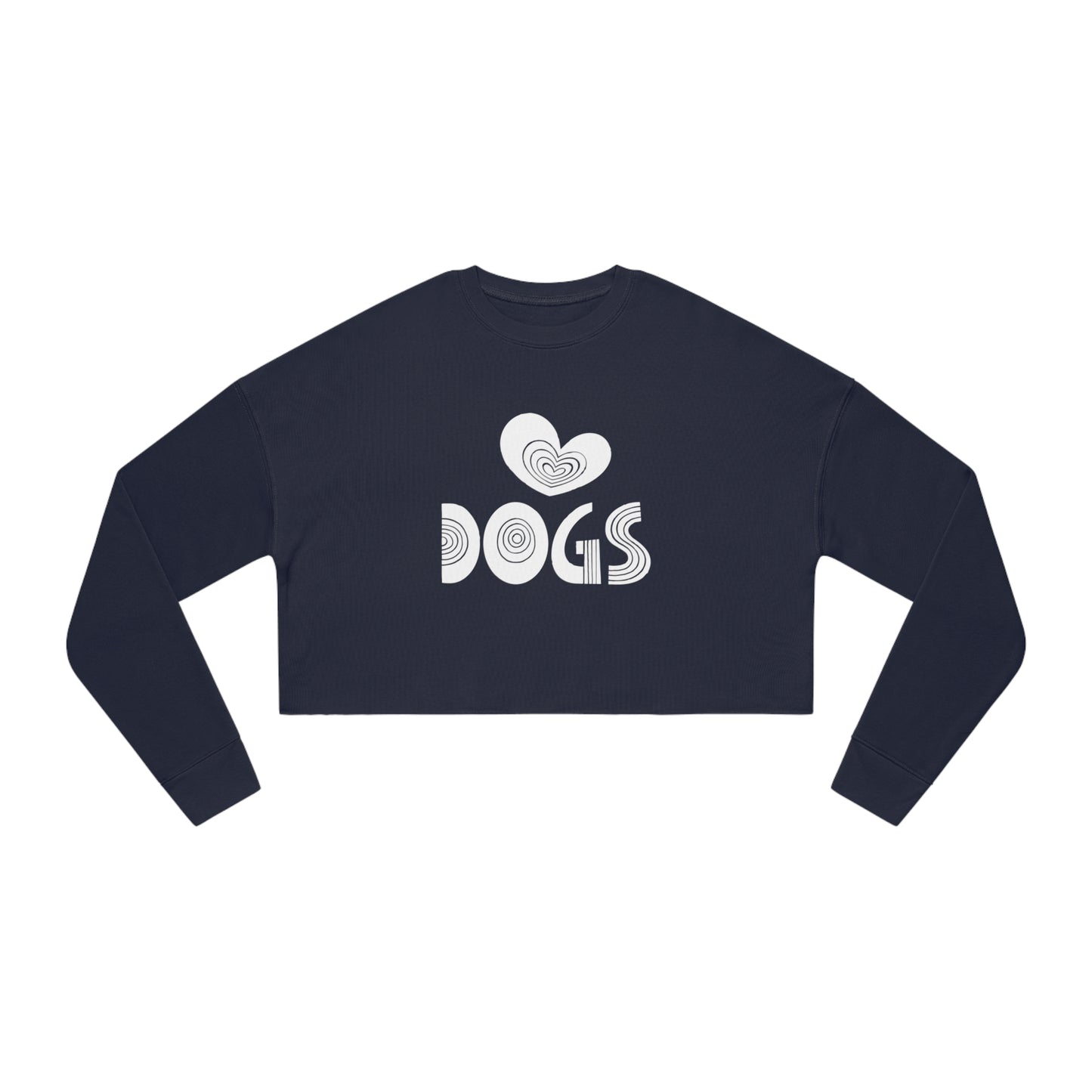 Love Dogs Women's Cropped Sweatshirt