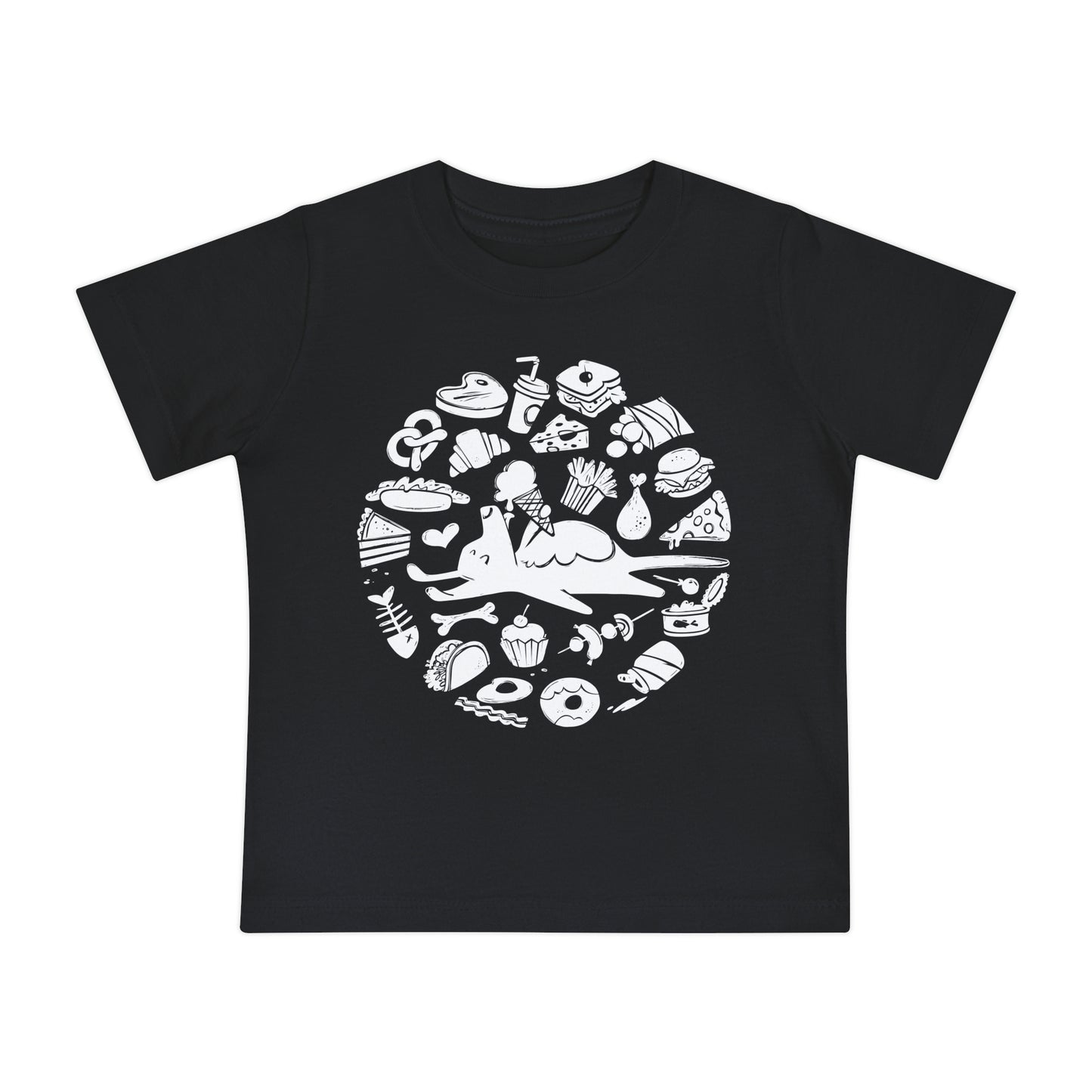All Food is Dog Food Baby Graphic Tee
