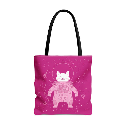 Cat in Space Tote Bag