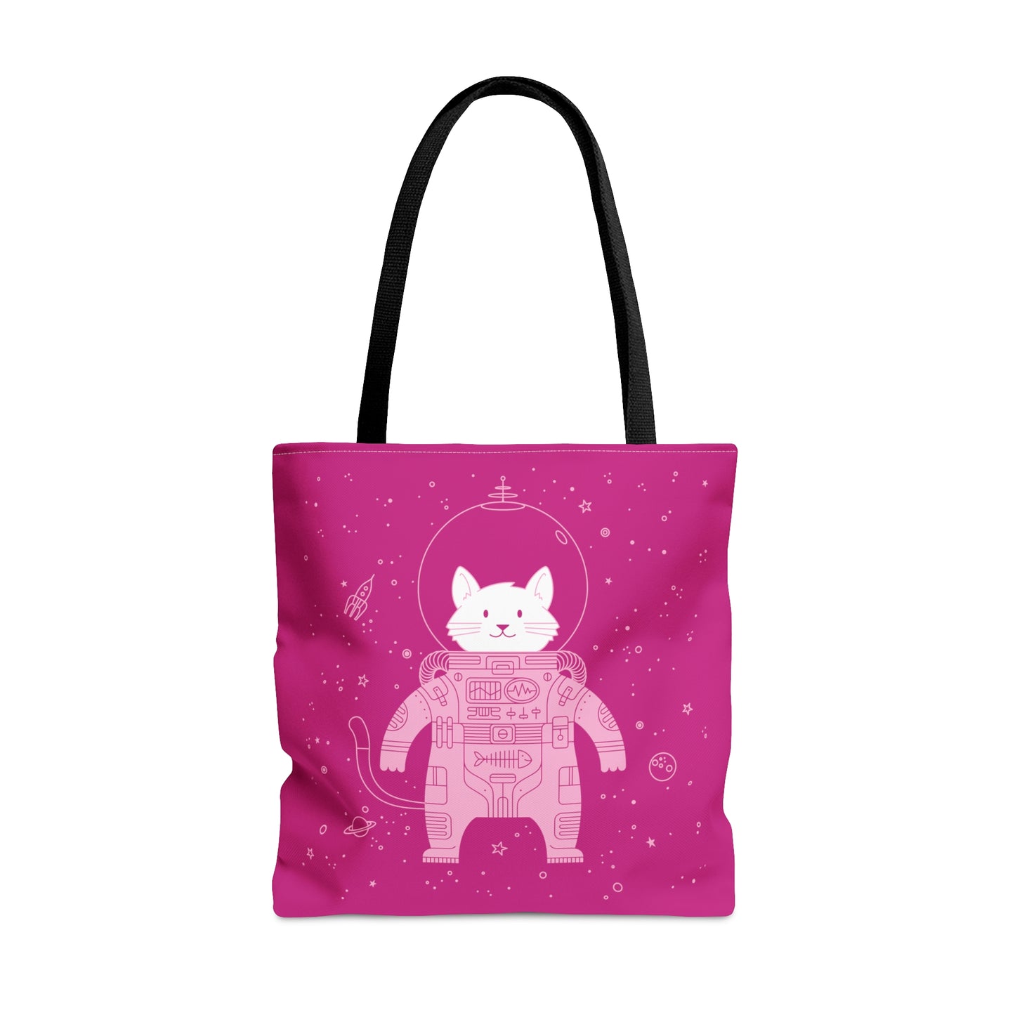 Cat in Space Tote Bag