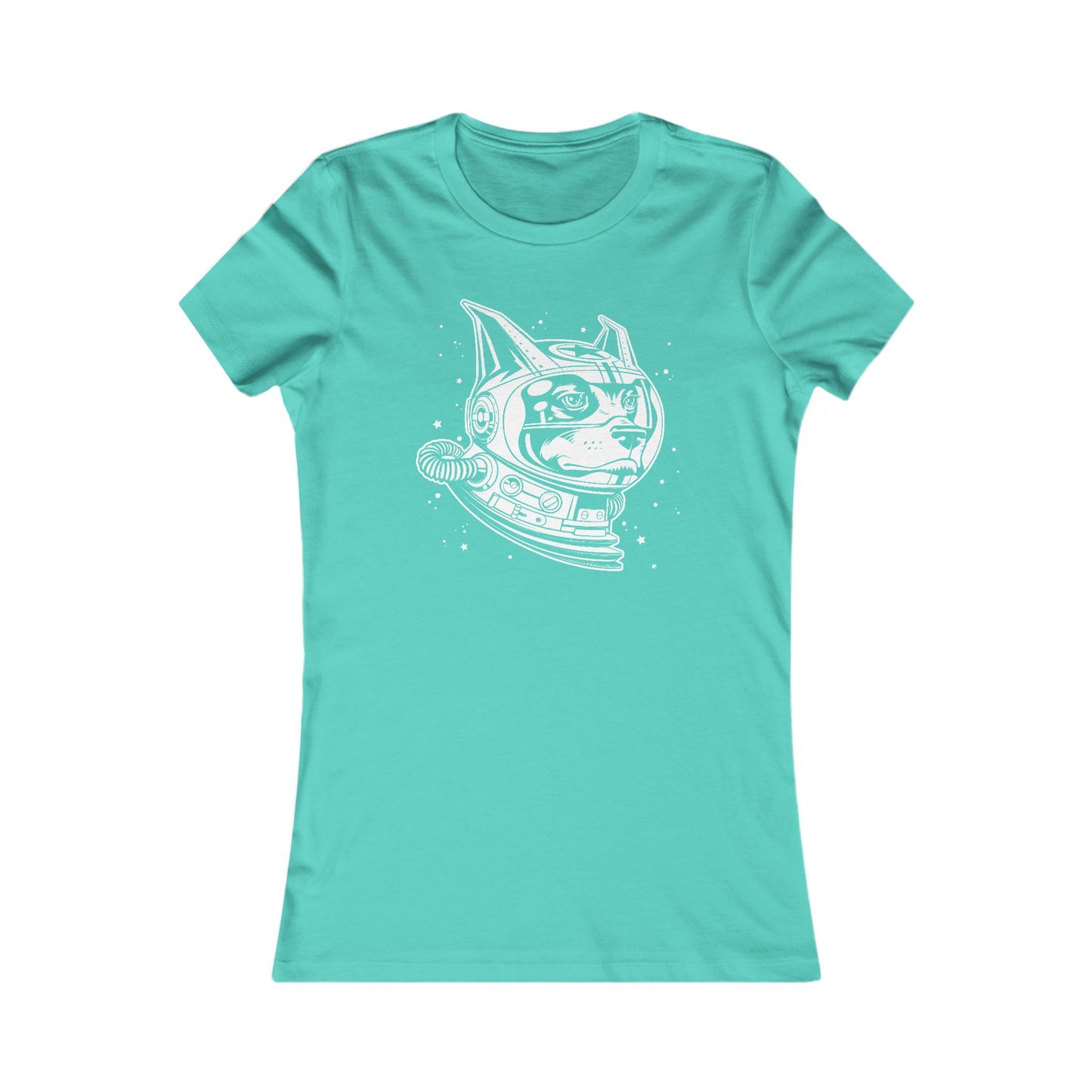 Space Dog Women's Fitted Tee