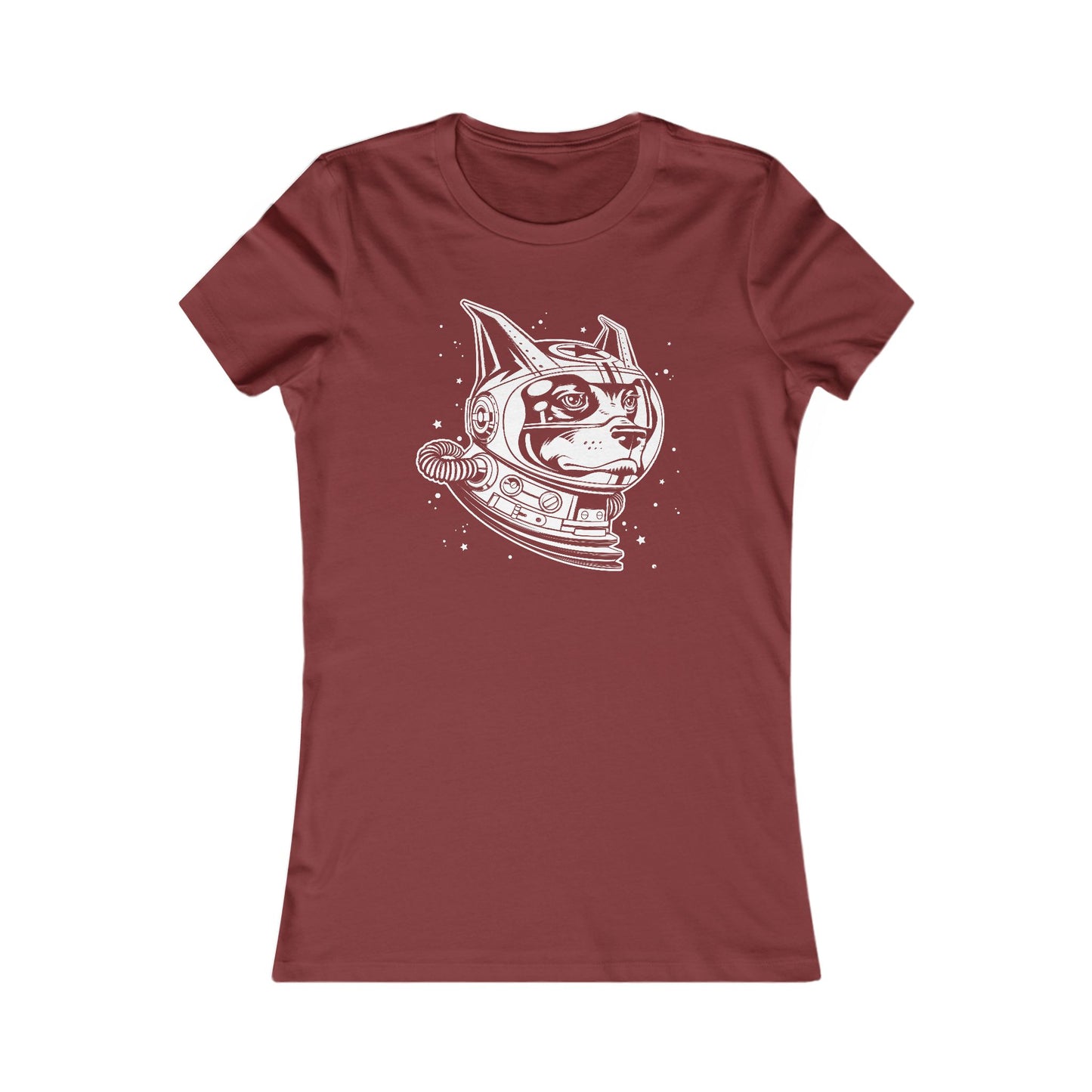 Space Dog Women's Fitted Tee