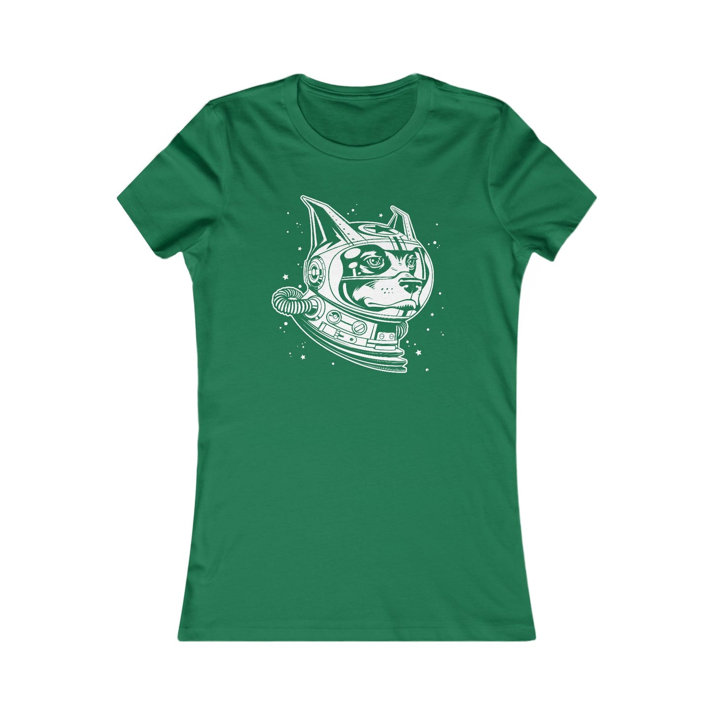 Space Dog Women's Fitted Tee