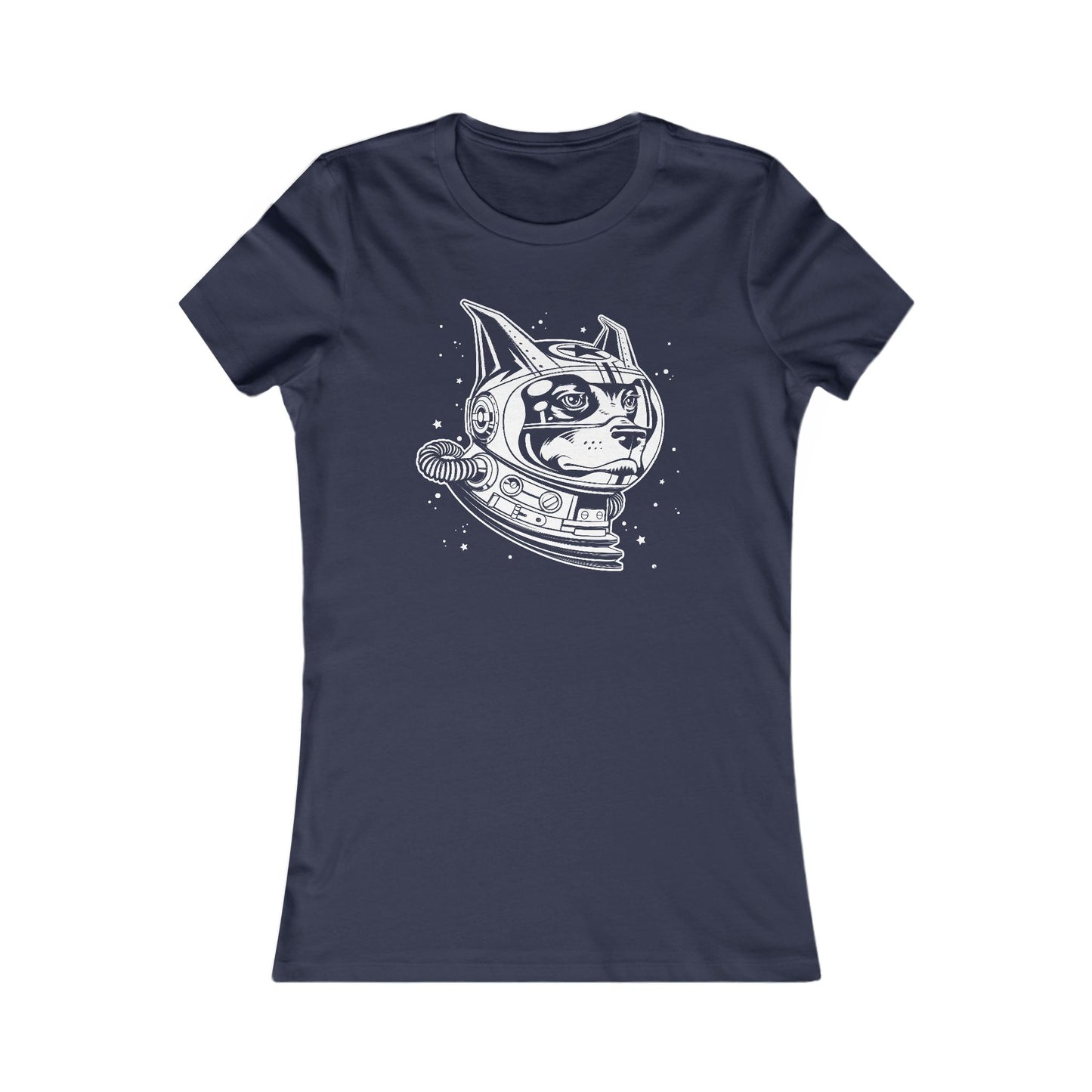 Space Dog Women's Fitted Tee