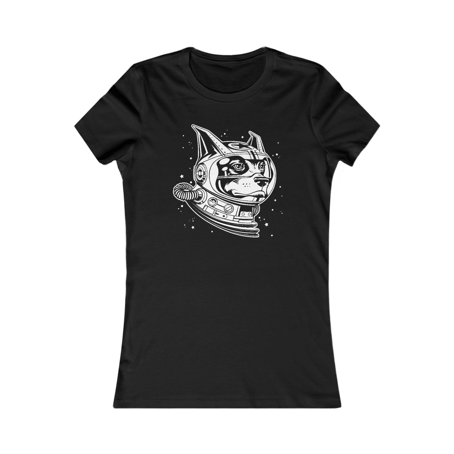 Space Dog Women's Fitted Tee