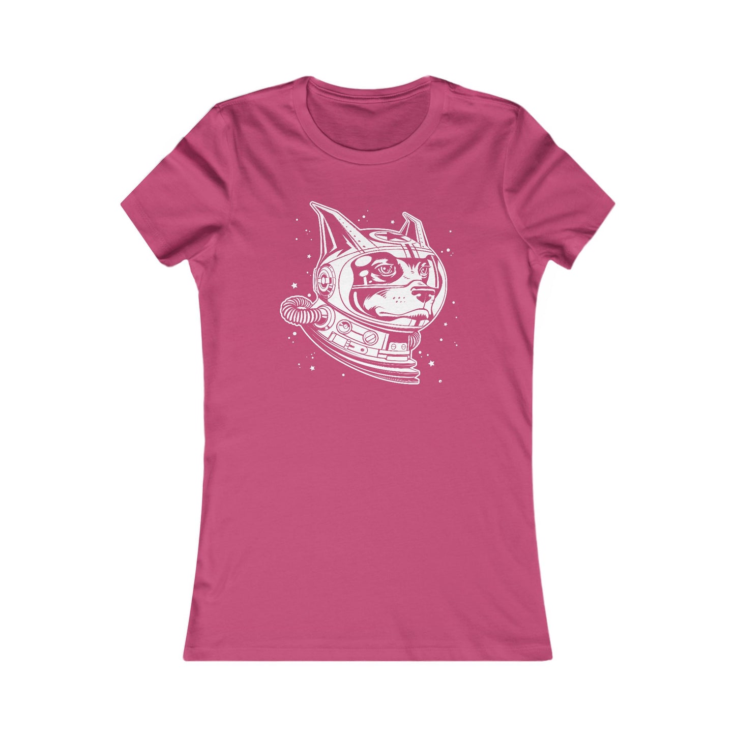 Space Dog Women's Fitted Tee