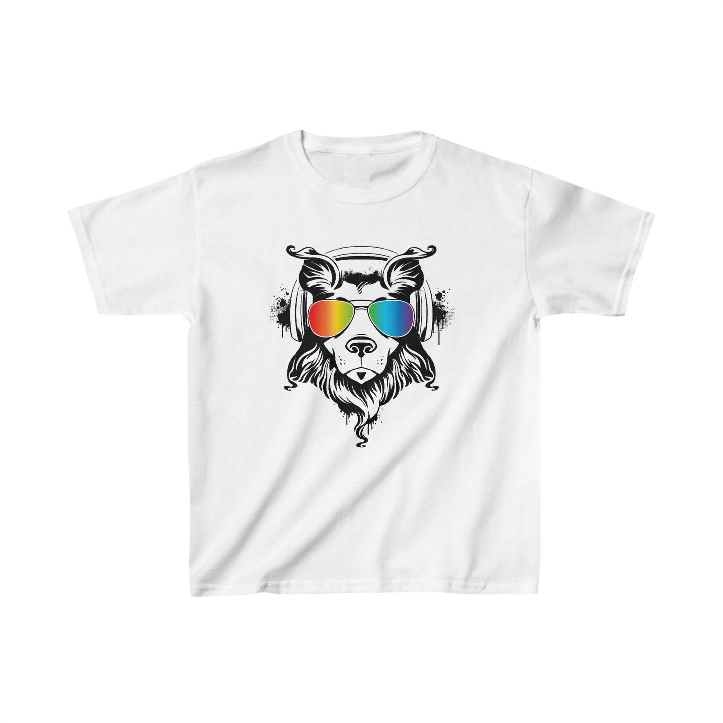 Music Dog Kid’s Heavy Cotton Graphic Tee