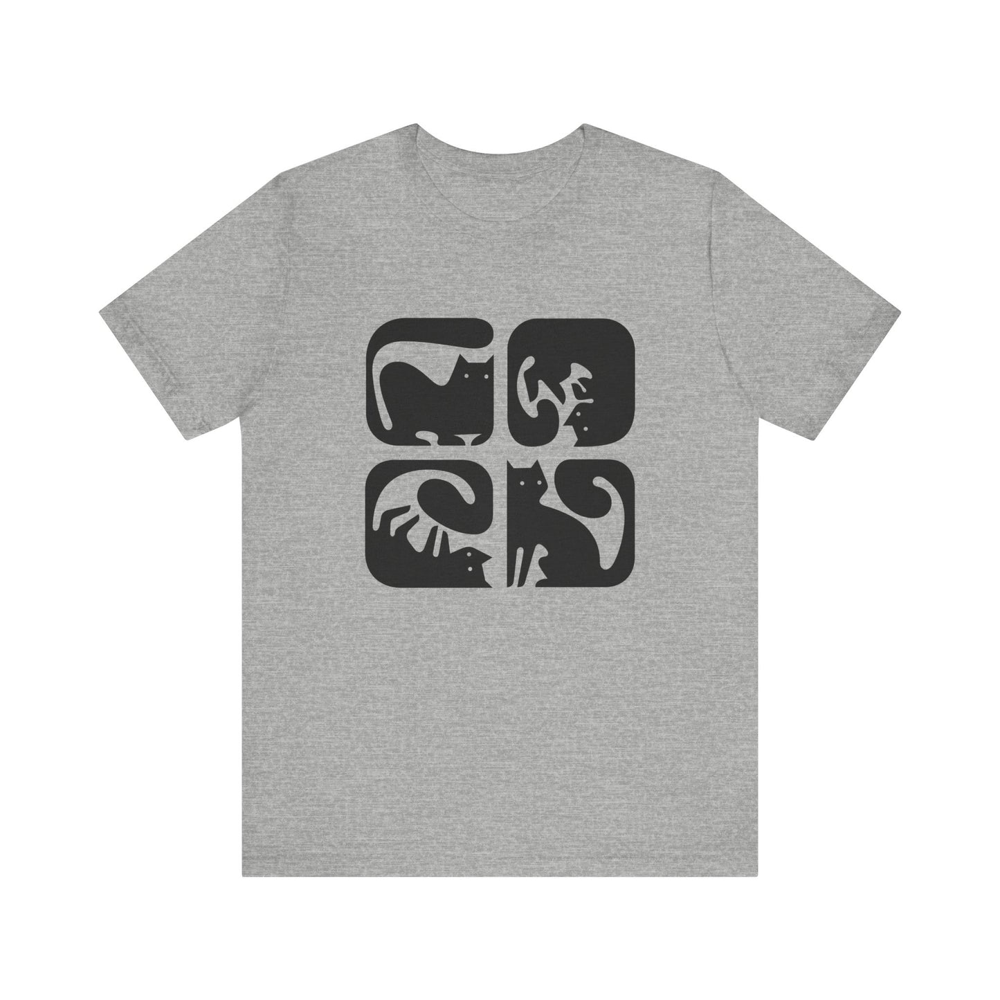 Purr-fectly Stylish – Colorful Cats Tee!