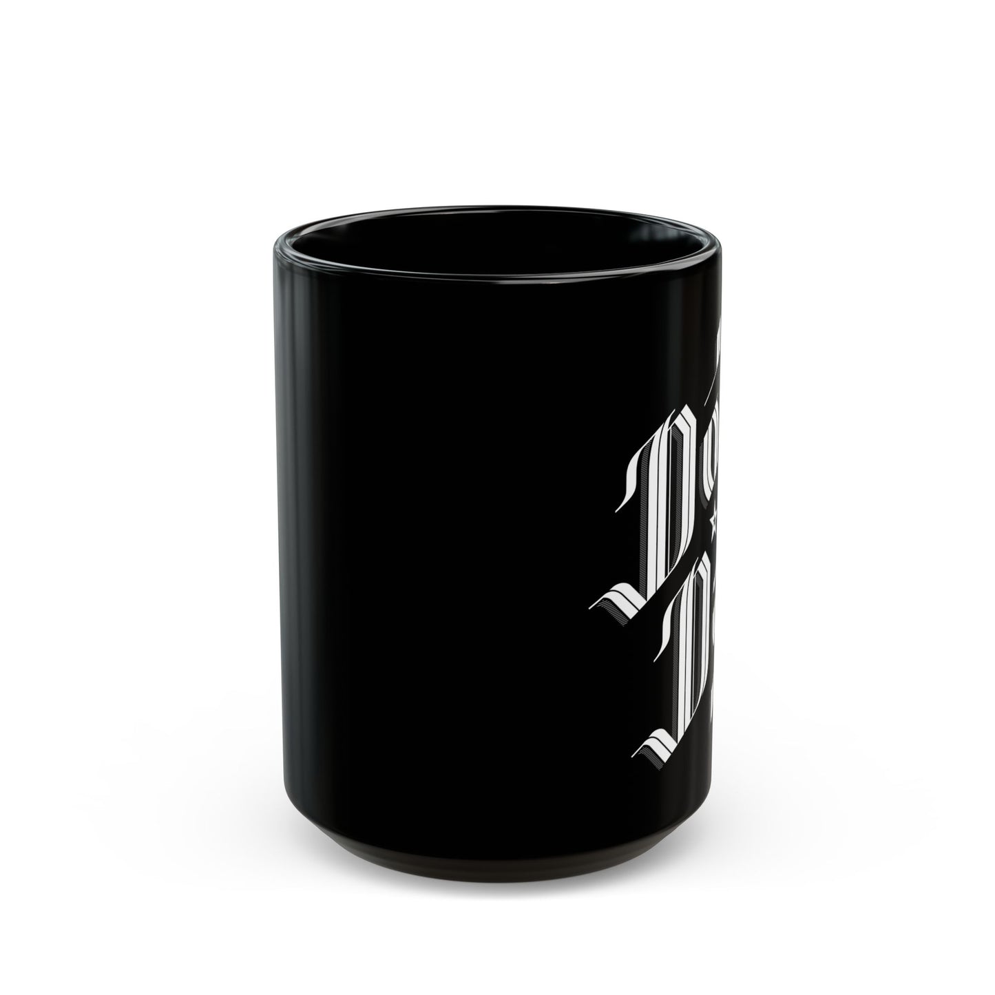 Sophisticated Dog Dad 15oz Black Mug