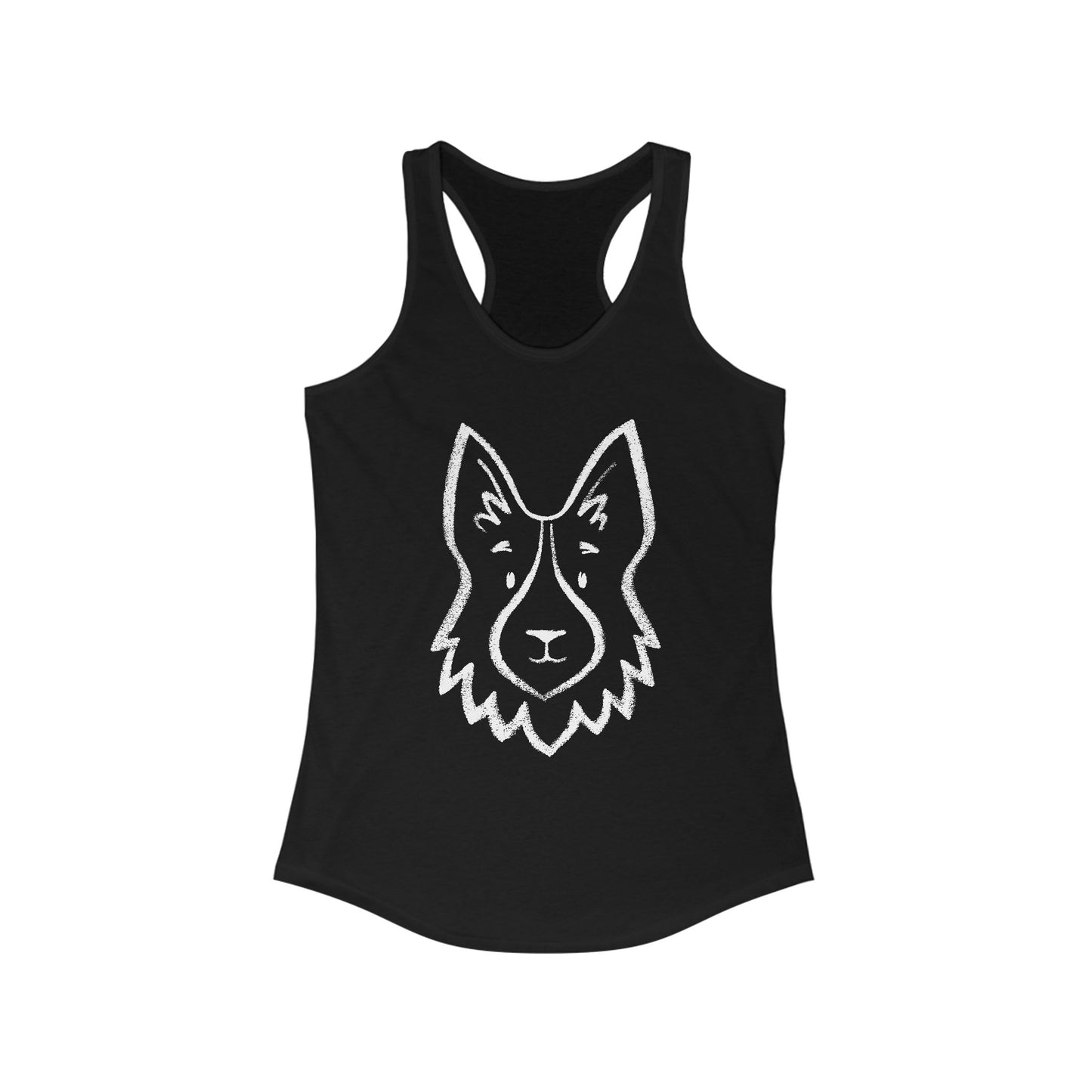 Dog BF#3 Women's Racerback Tank Top