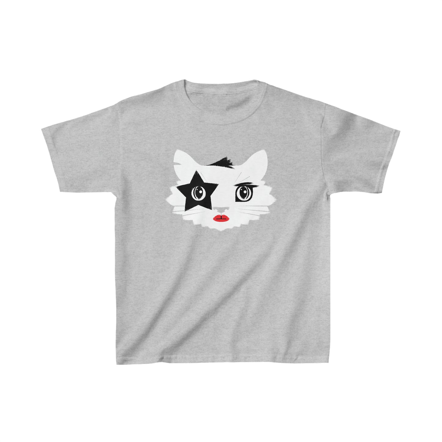 Rock 'n' Roll Cat Kids Heavy Cotton Graphic Tee