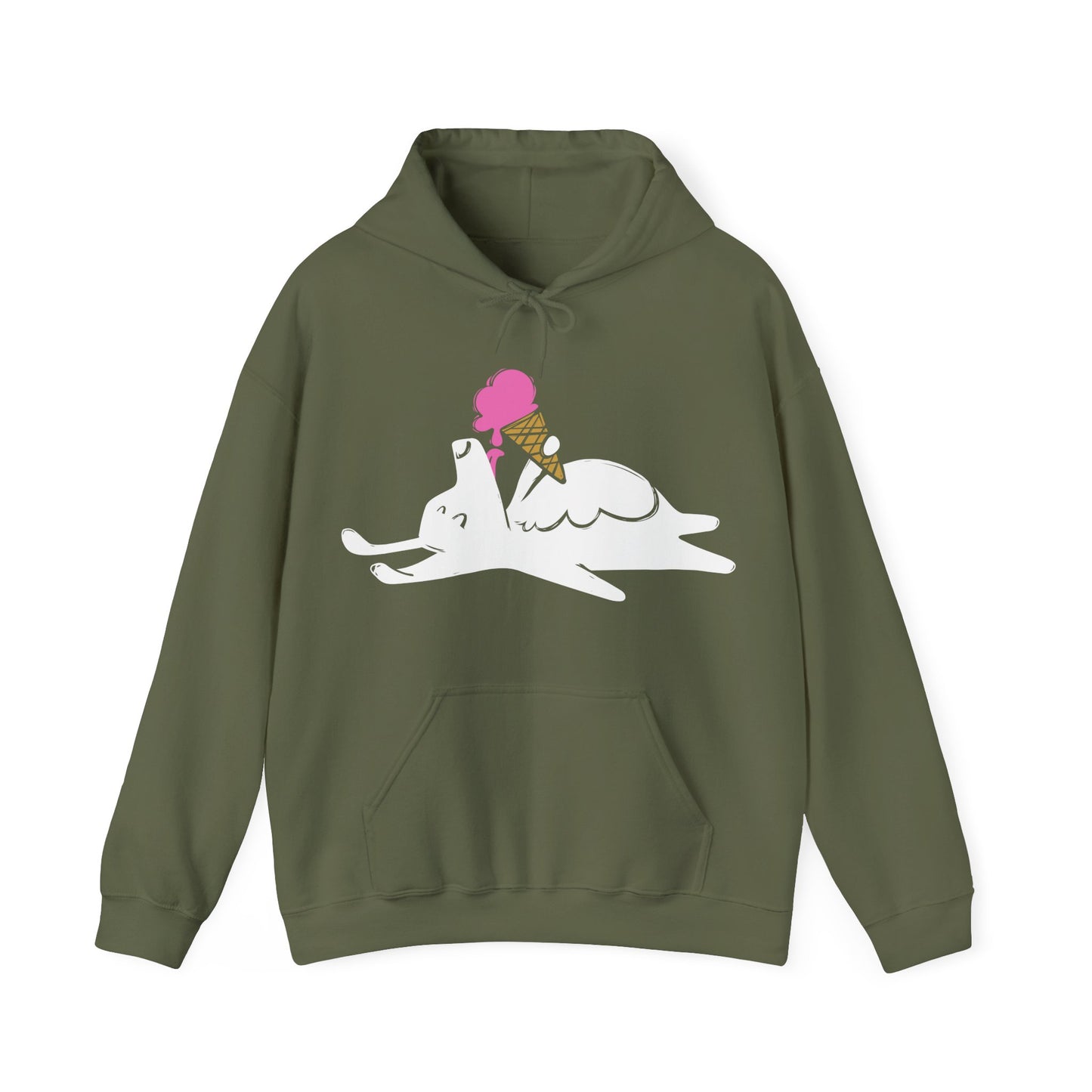 Icecream Pooch Men's Hooded Sweatshirt