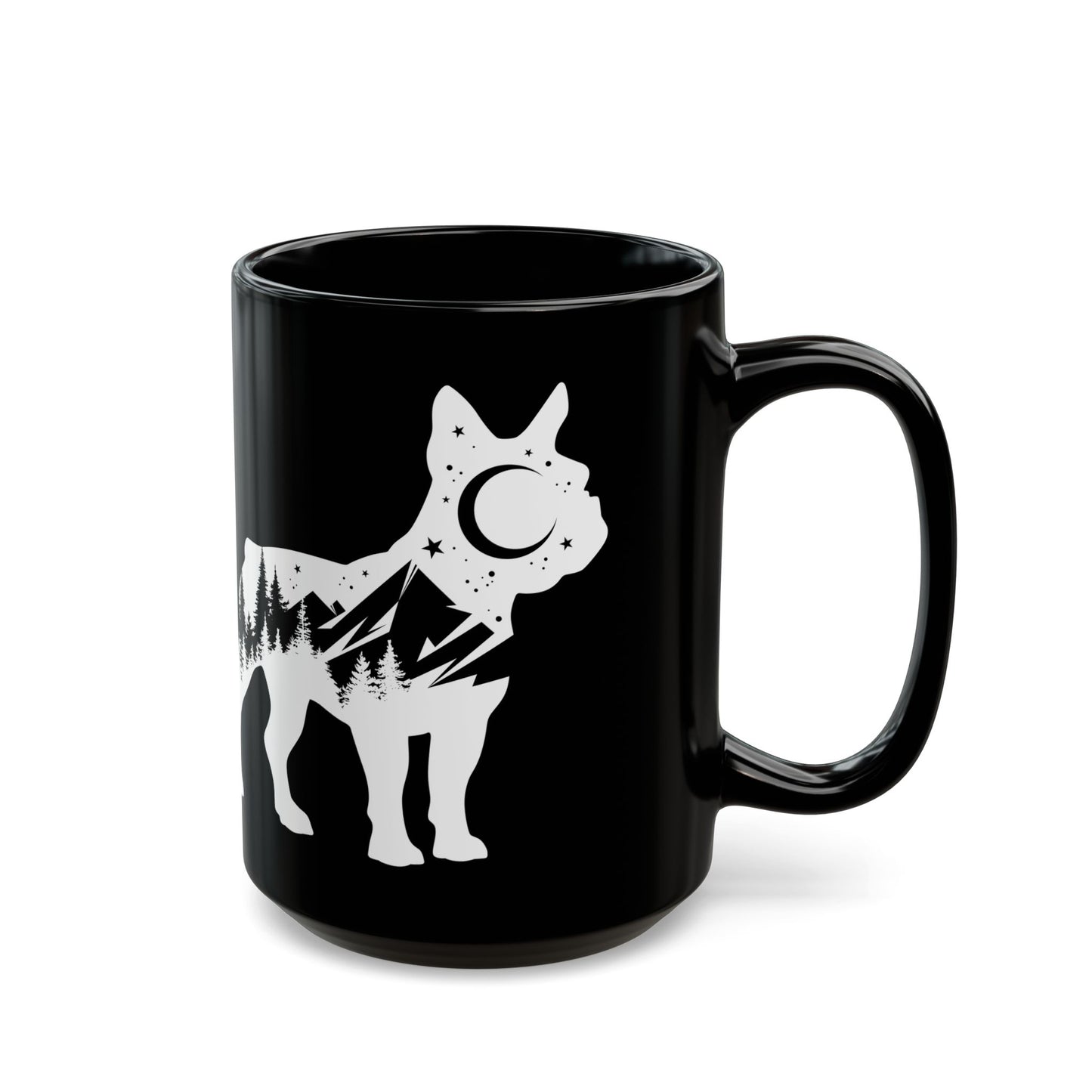 Mountain Dog 15oz Black Mug