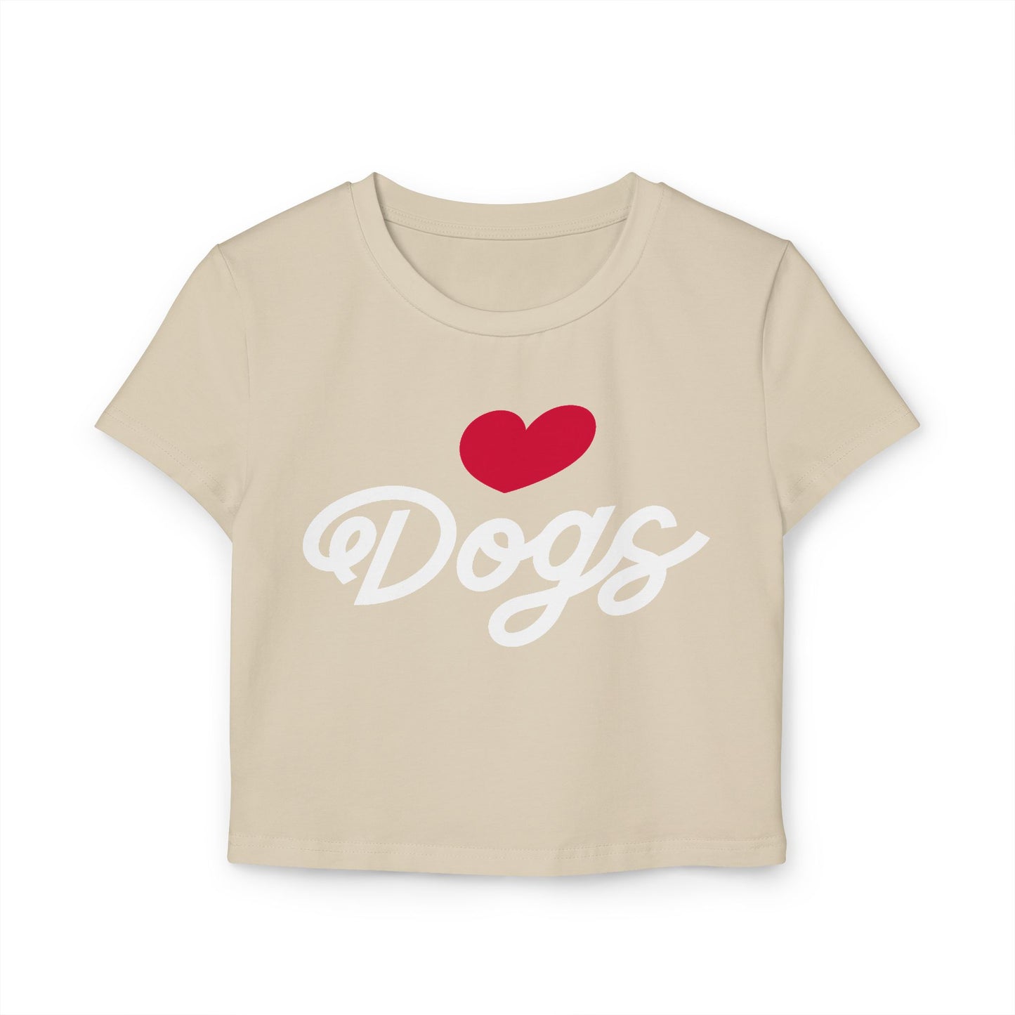 Love Dogs Script Women's Baby Tee