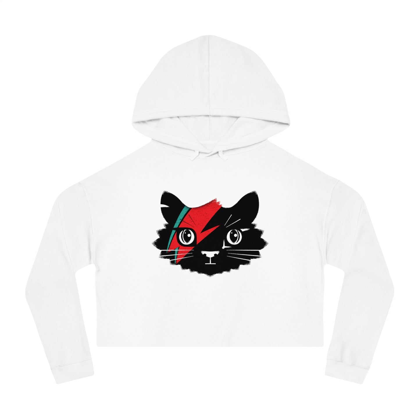 Ziggy's Cat Women’s Cropped Hooded Sweatshirt