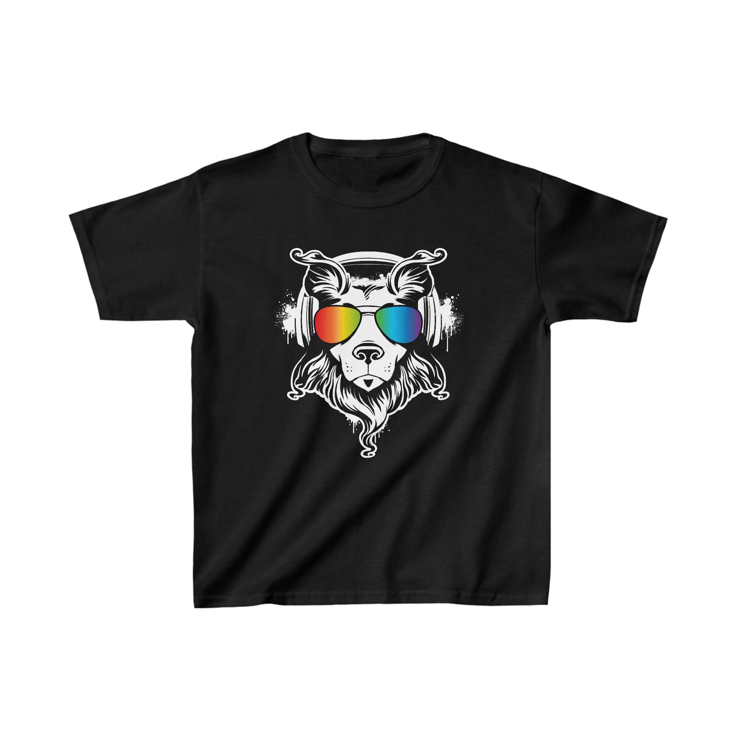 Music Dog Kid’s Heavy Cotton Graphic Tee