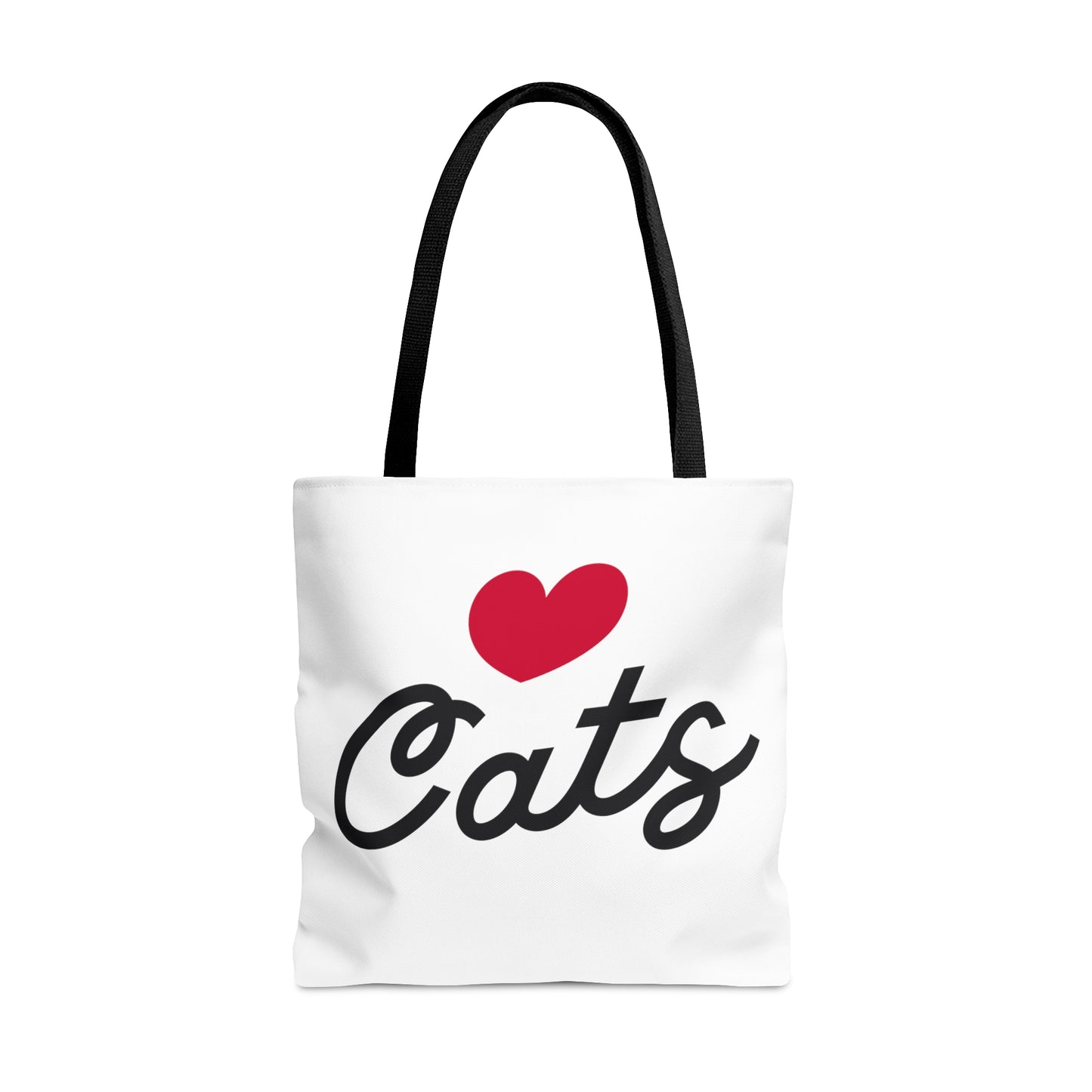 Love Cats Script Tote Bag