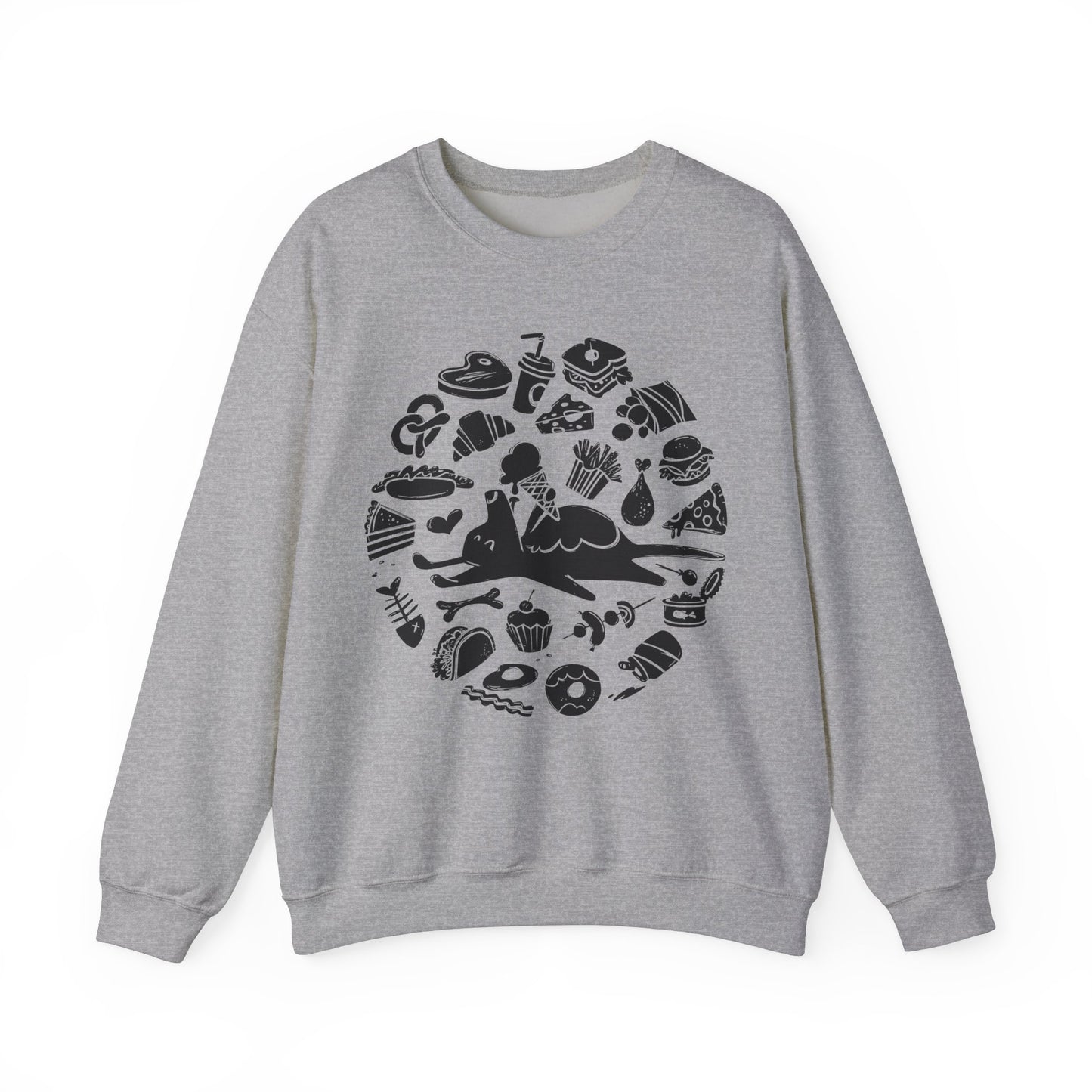 All Food is Dog Food Women's Heavy Blend Crewneck Sweatshirt